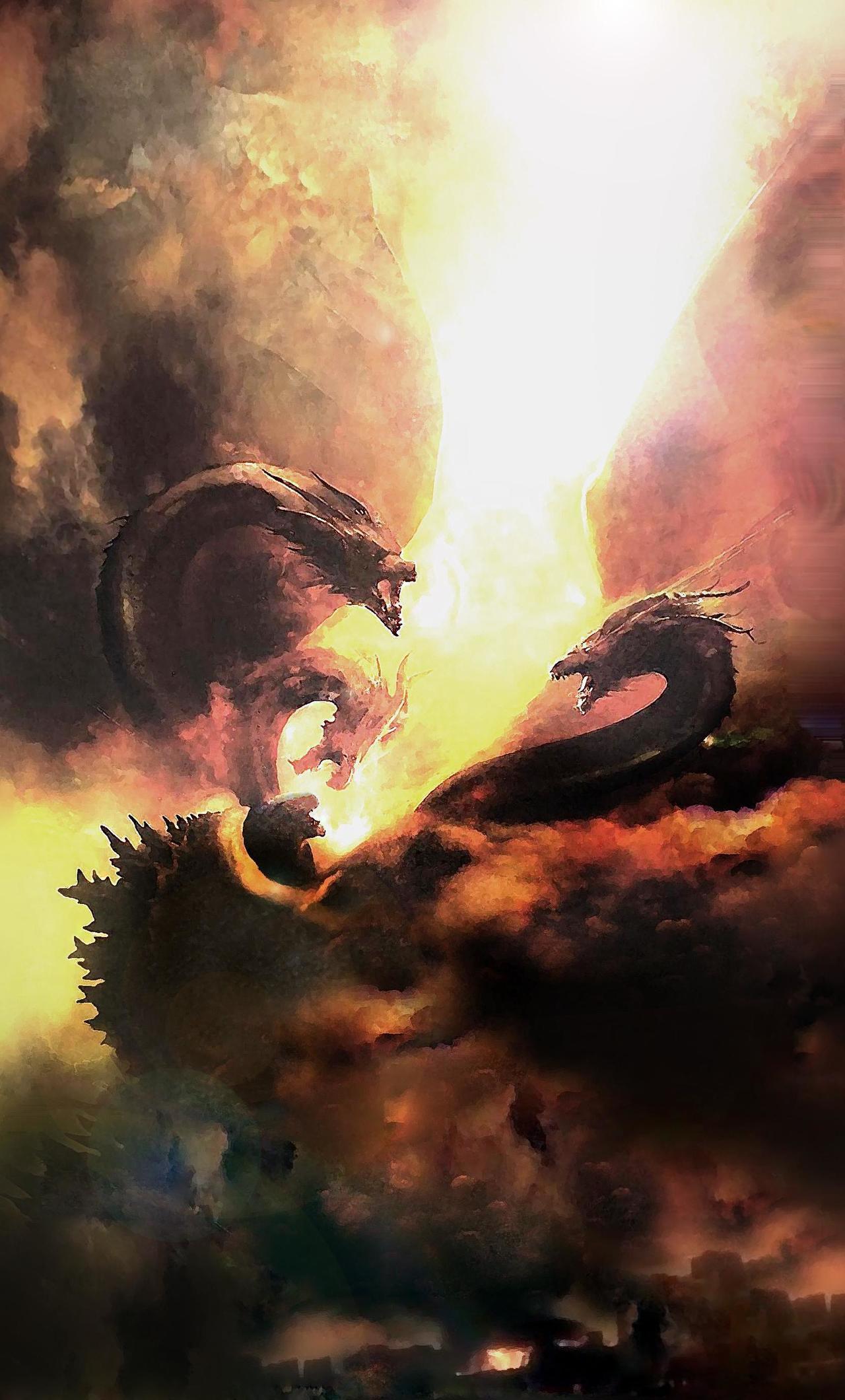 Godzilla vs ghidorah Wallpaper APK for Android Download