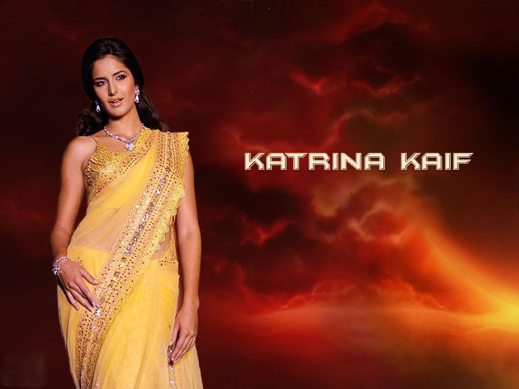 Katrina Kaif In Saree Wallpaper , free download