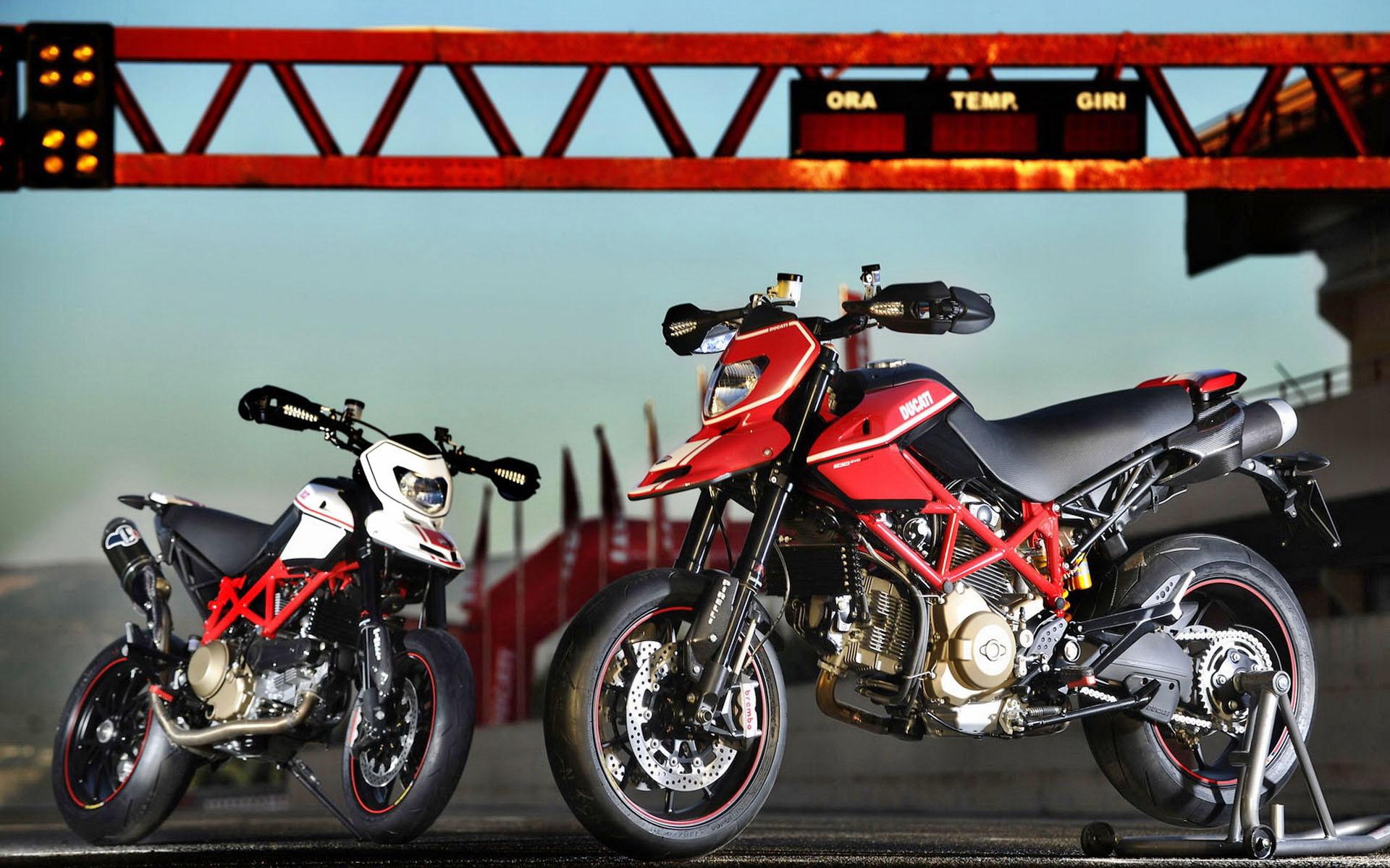 Wallpaper ducati, motorcycle, race, ducati hypermotard 1100 evo sp