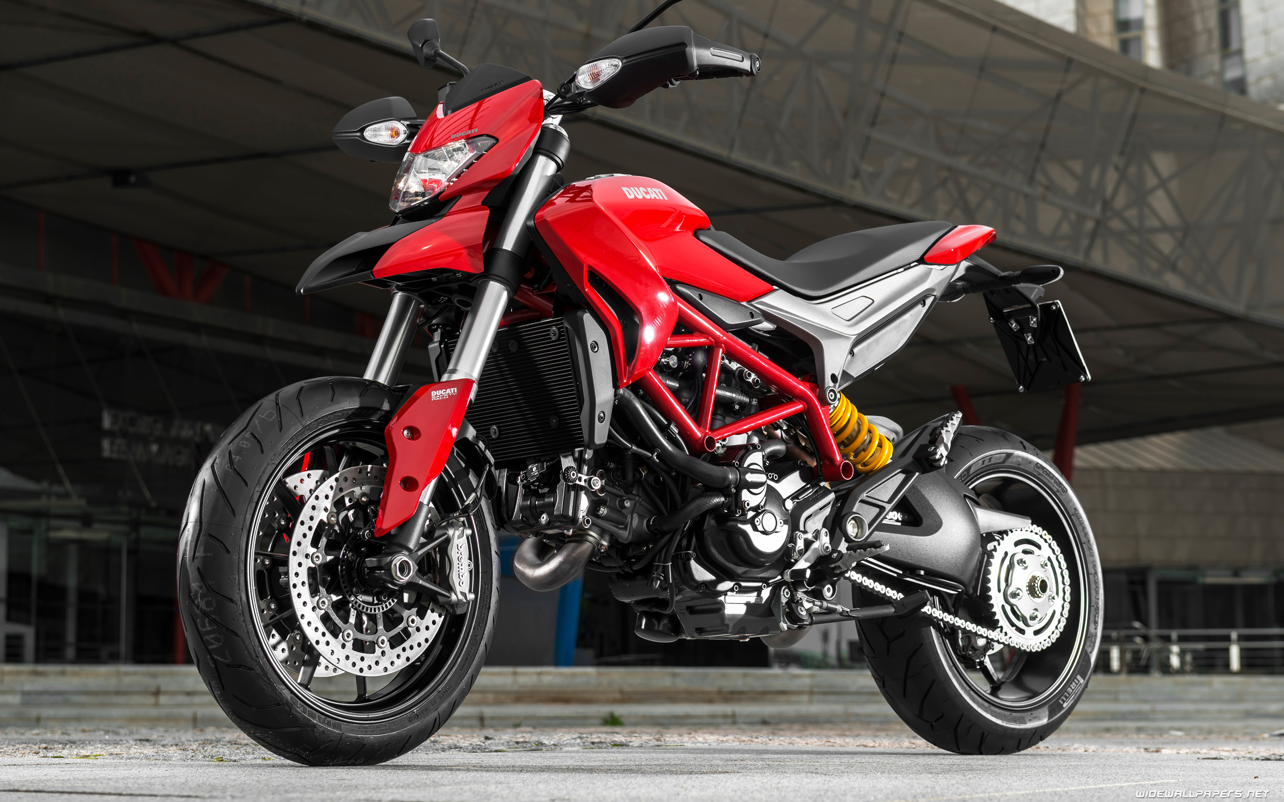 Ducati Hypermotard motorcycle desktop wallpaper 4K Ultra HD