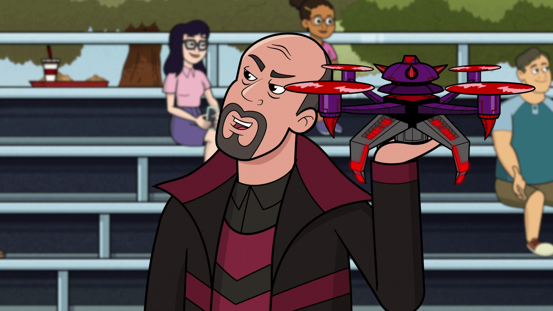 Dr. Minyak. The Adventures of Kid Danger and Captain Man