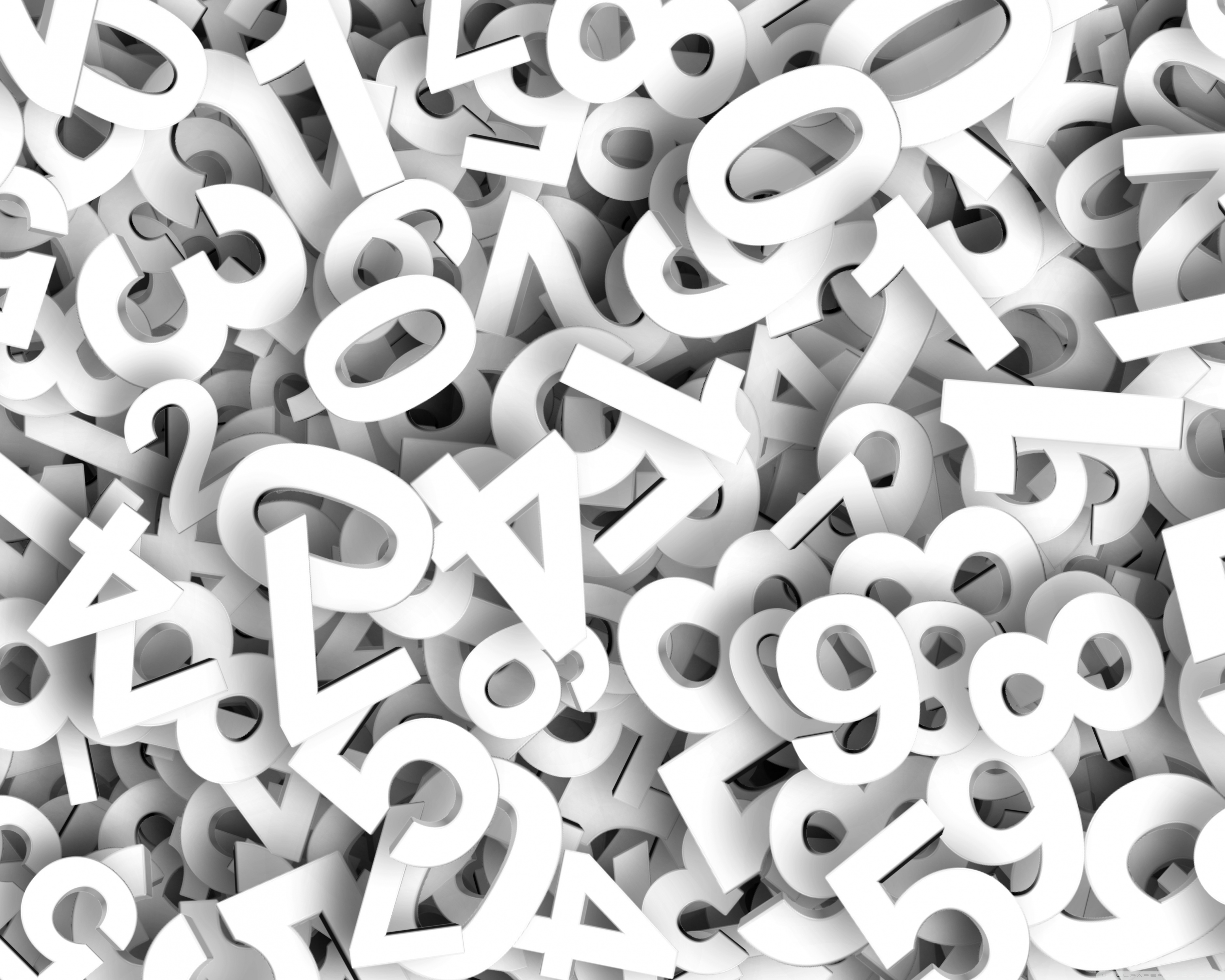 Numbers ❤ 4K HD Desktop Wallpaper for 4K Ultra HD TV • Wide & Ultra