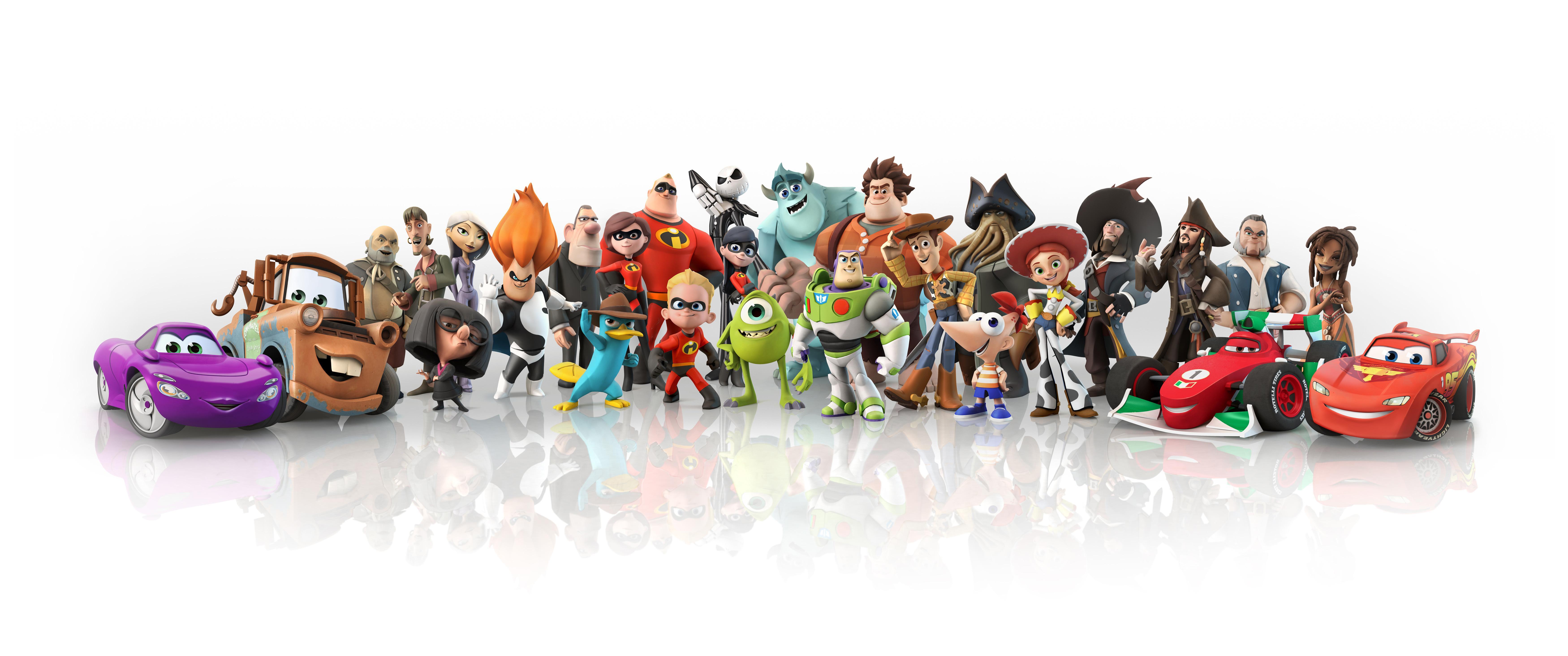 Wallpaper Disney Infinity, Incredibles, Monsters, Pirates, Toys