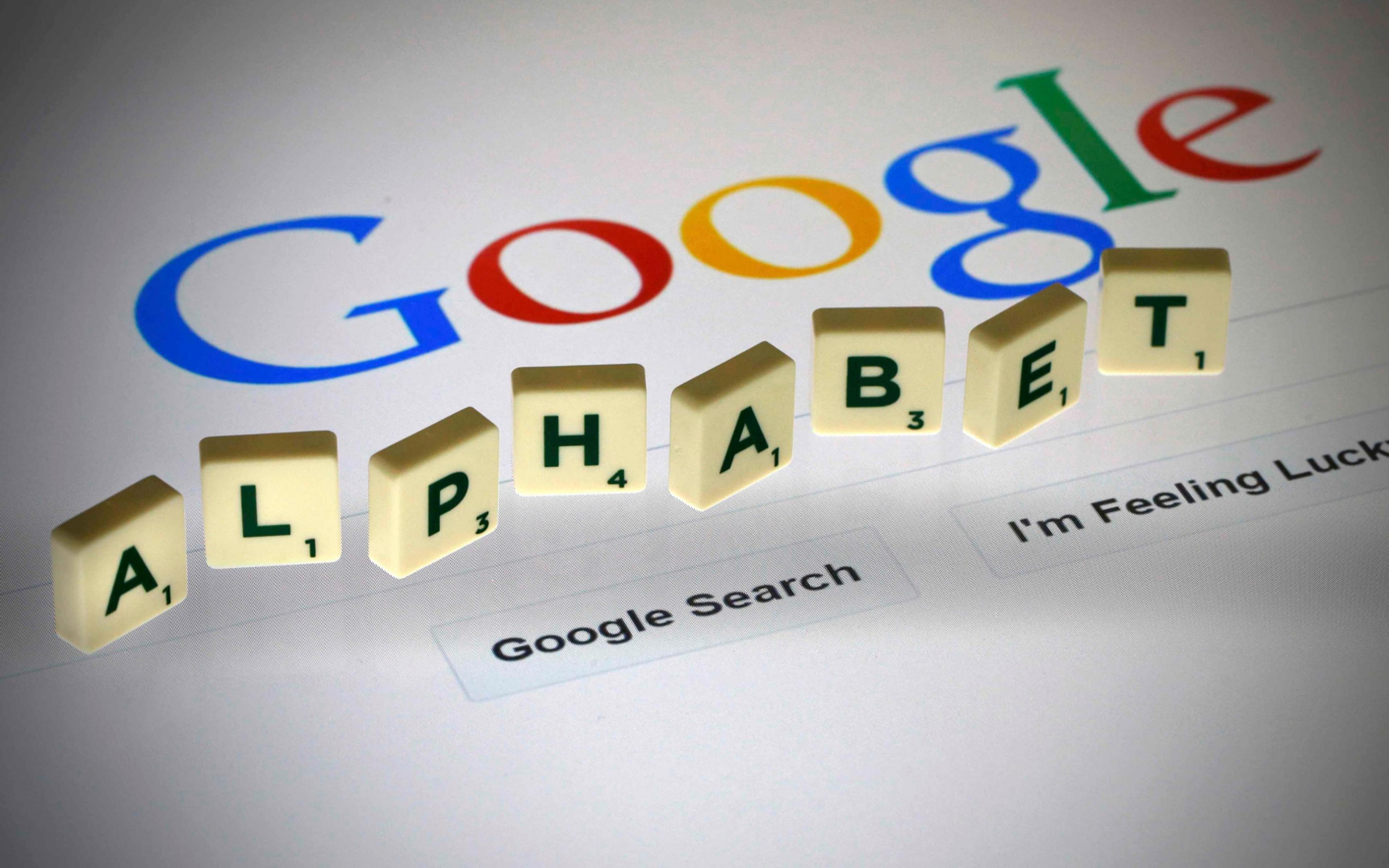Google Alphabet Inc Art Logo Company Wallpaper Image