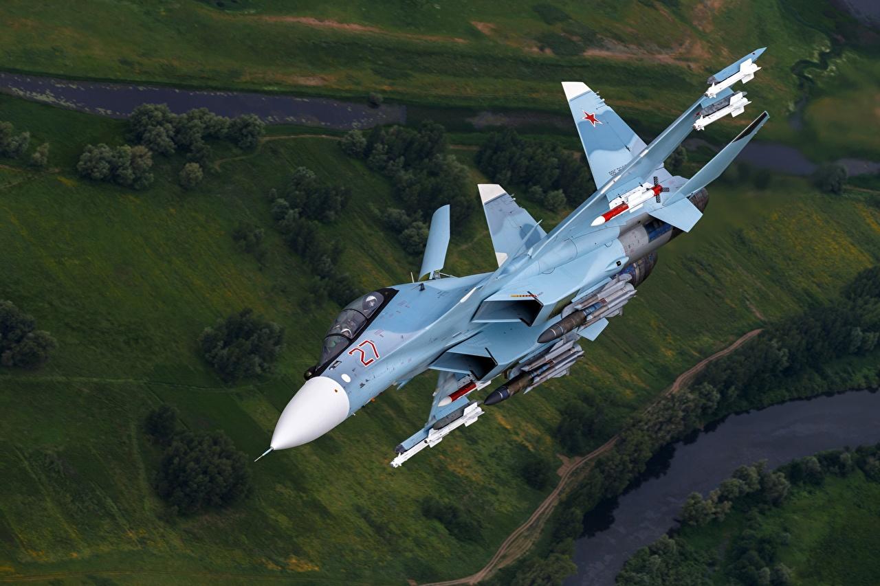 Wallpaper Sukhoi Su 30 Fighter Airplane Airplane Russian SM Flight