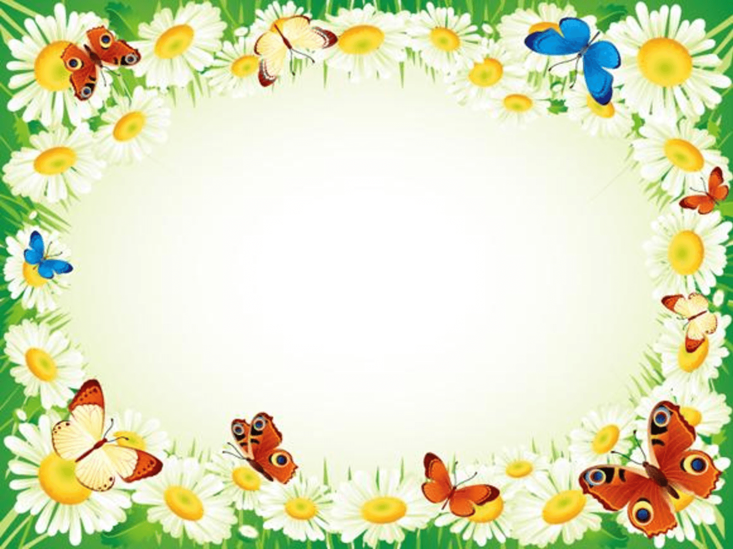 Nature Border Wallpaper and Background. Hmyz. Borders