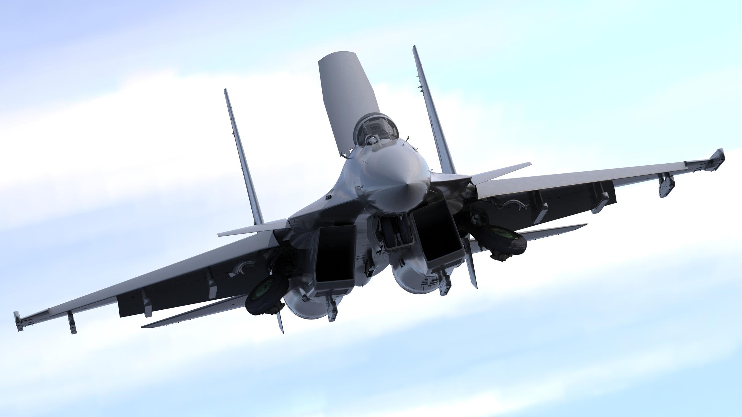 Sukhoi Su 33 (3D) HD Wallpaper