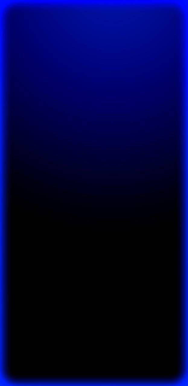 iPhone X Blue Outline Wallpaper
