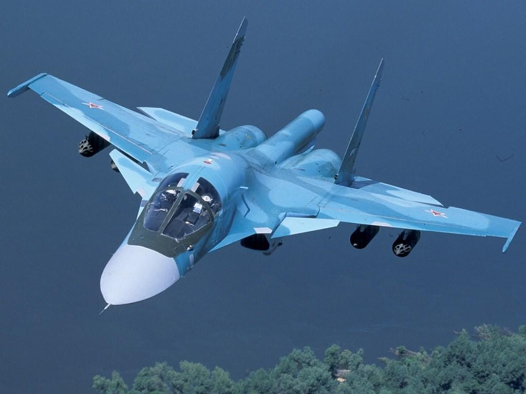 Sukhoi Su 34 Dual Monitior Wallpaper