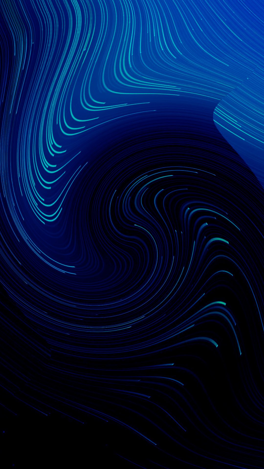 Xiaomi Mi A1 HD Resolution Wallpaper with Blue Abstract Lights