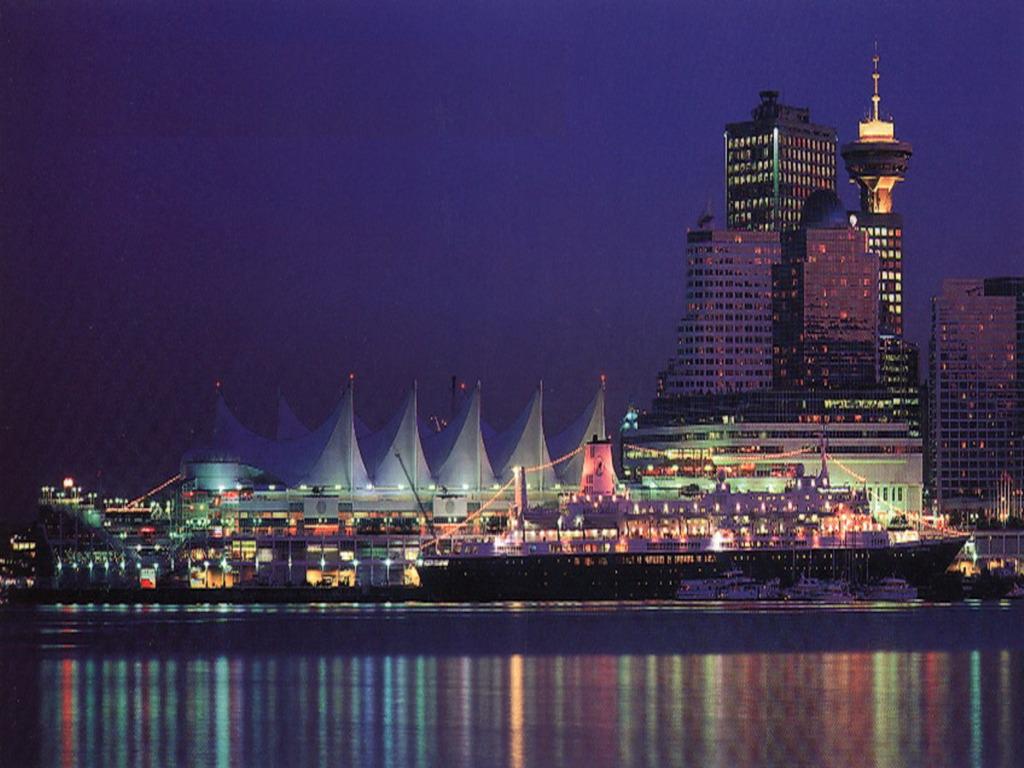 Vancouver Skyline Wallpaper 15 X 768