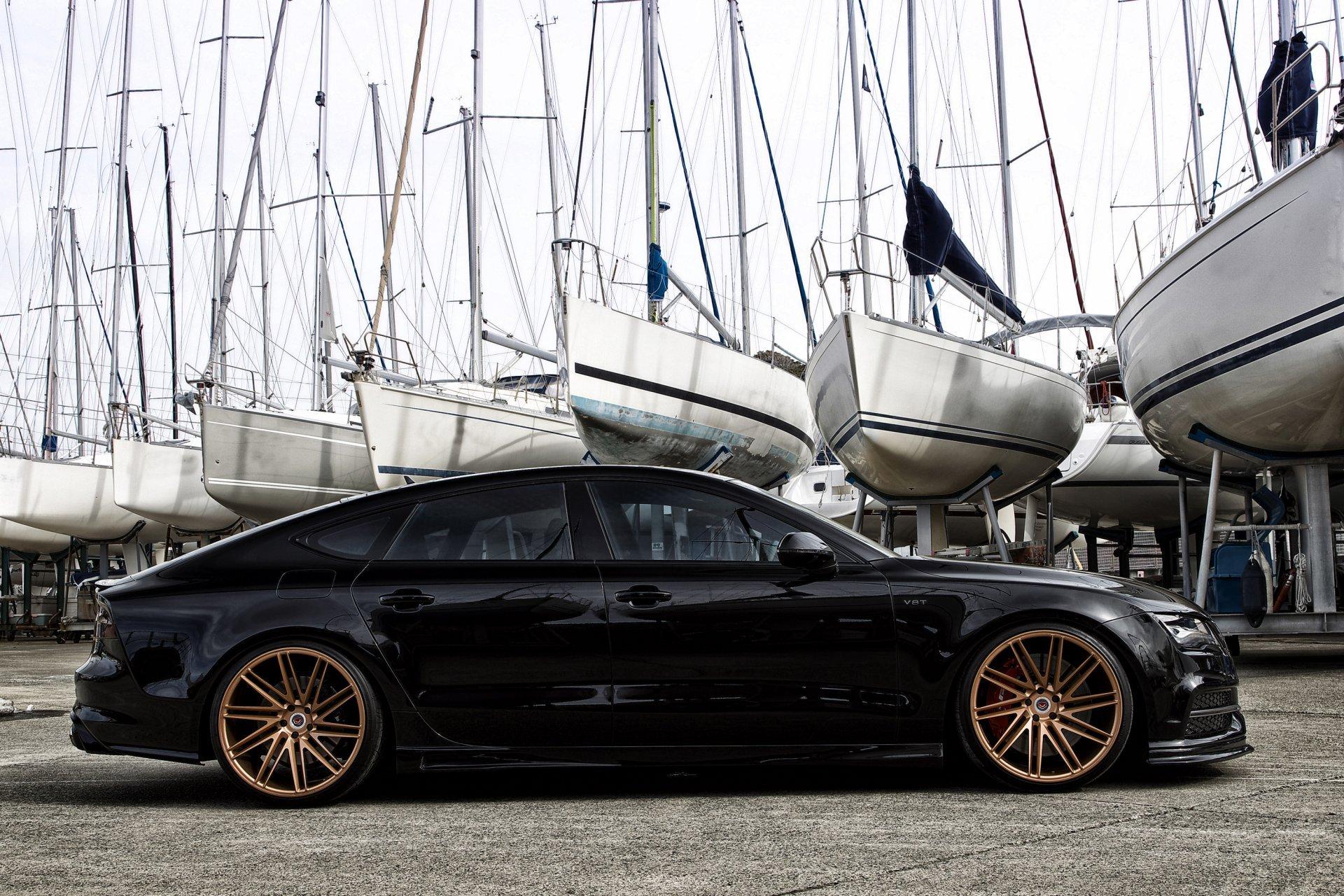 audi s7 hamana vossen wheels HD wallpaper