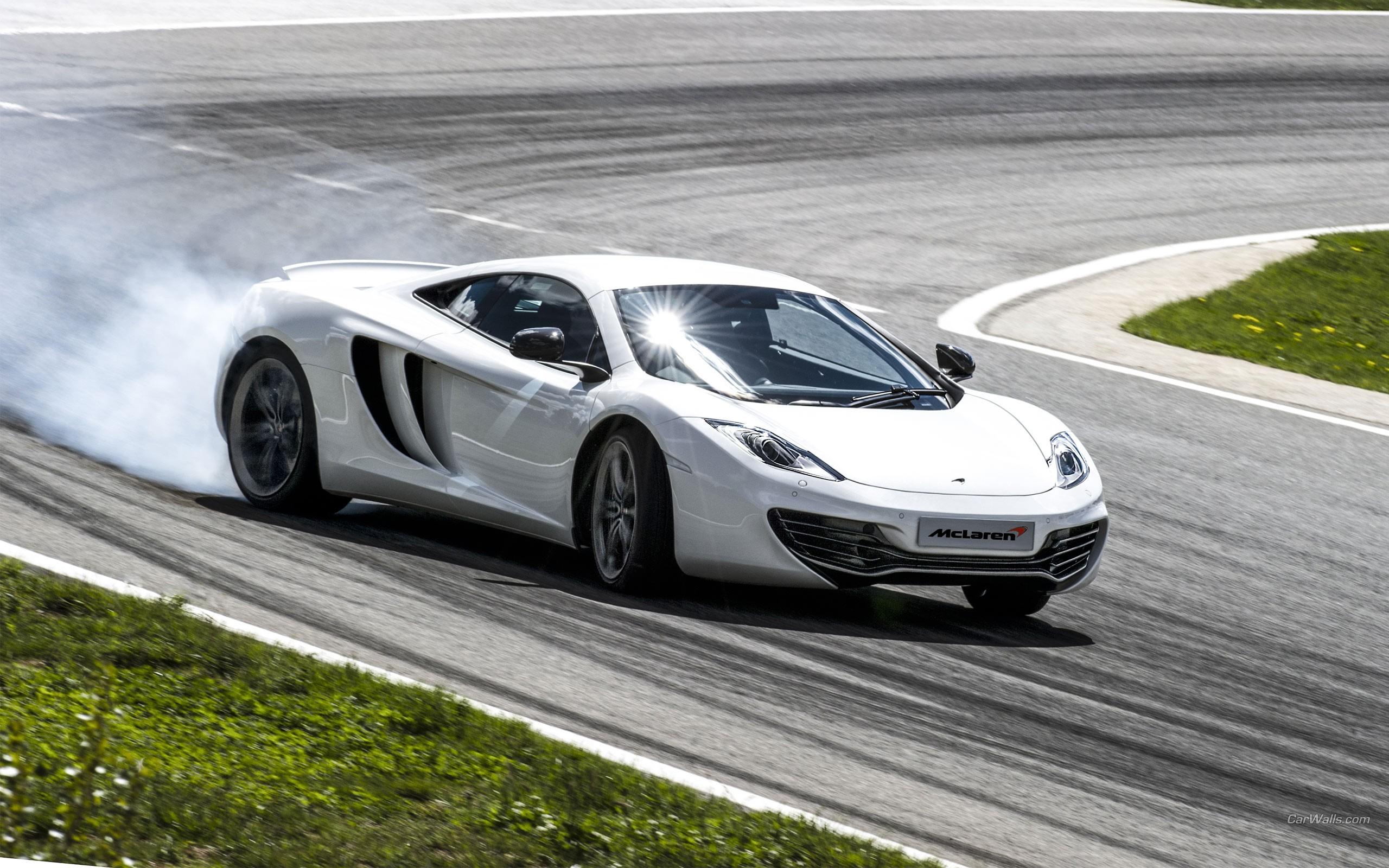 Cars, Smoke, Drift, McLaren MP4 12C Wallpaper