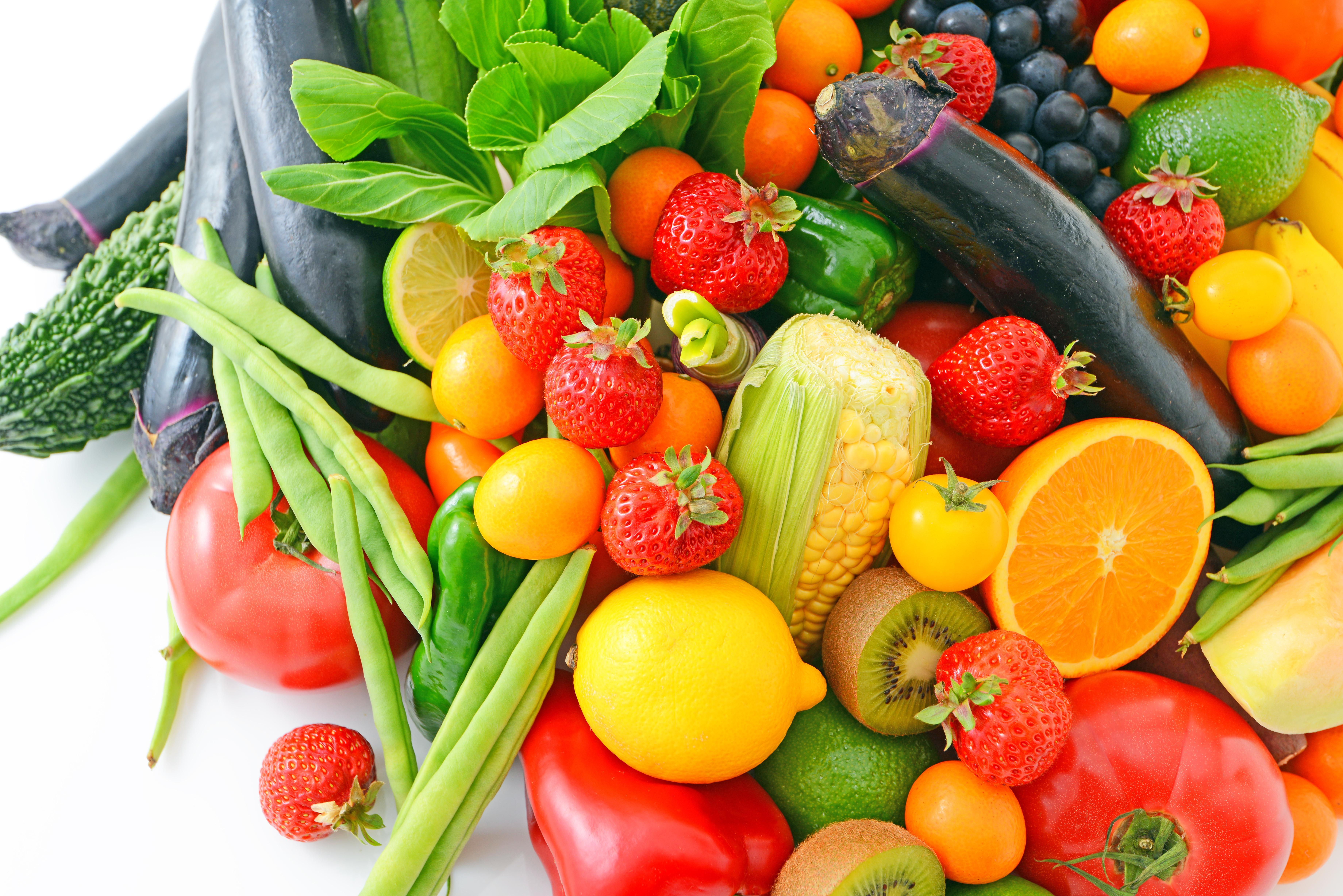 Fruits & Vegetables 5k Retina Ultra HD Wallpaper. Background Image
