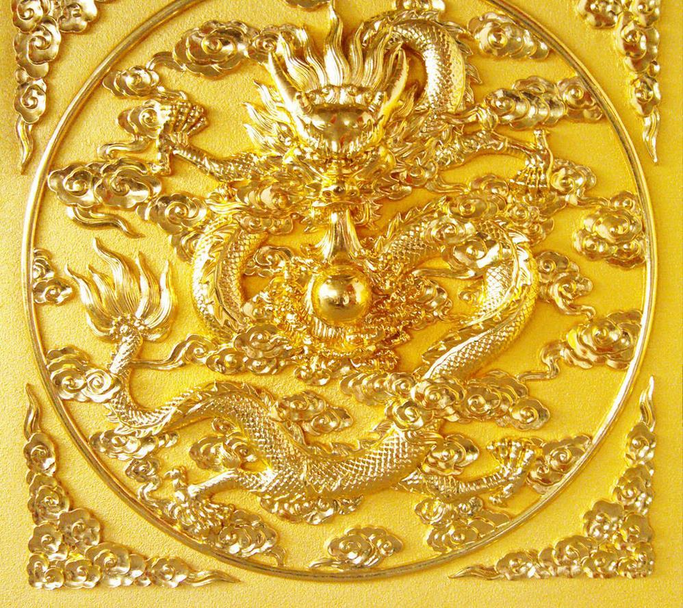 3D Dragon Wallpaper. Golden Dragon Wallpaper