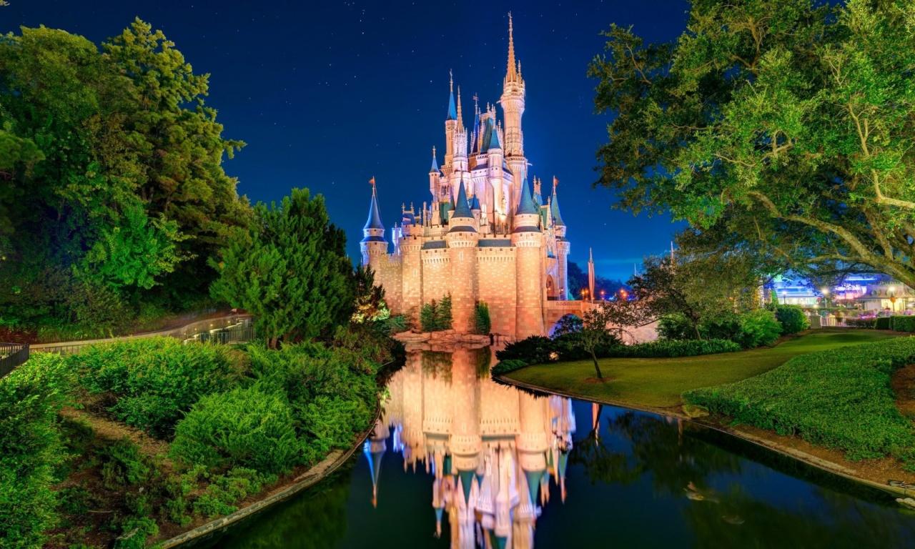 Disneyland Cinderellas Castle Orlando Wallpaper