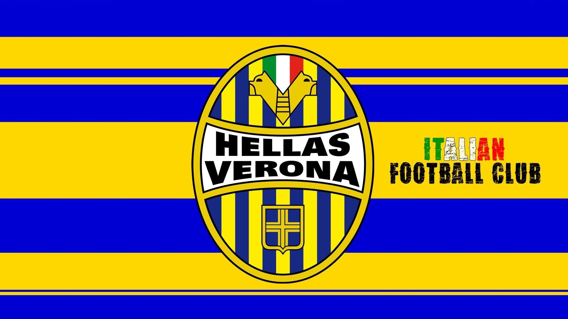 Hellas Verona F.C Football Club Logo Wallpaper