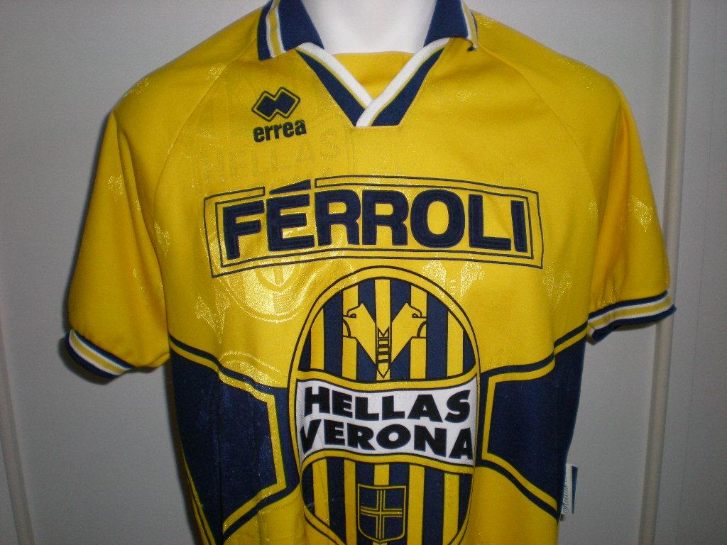 Hellas Verona F.C. Home fotbollströja 1996