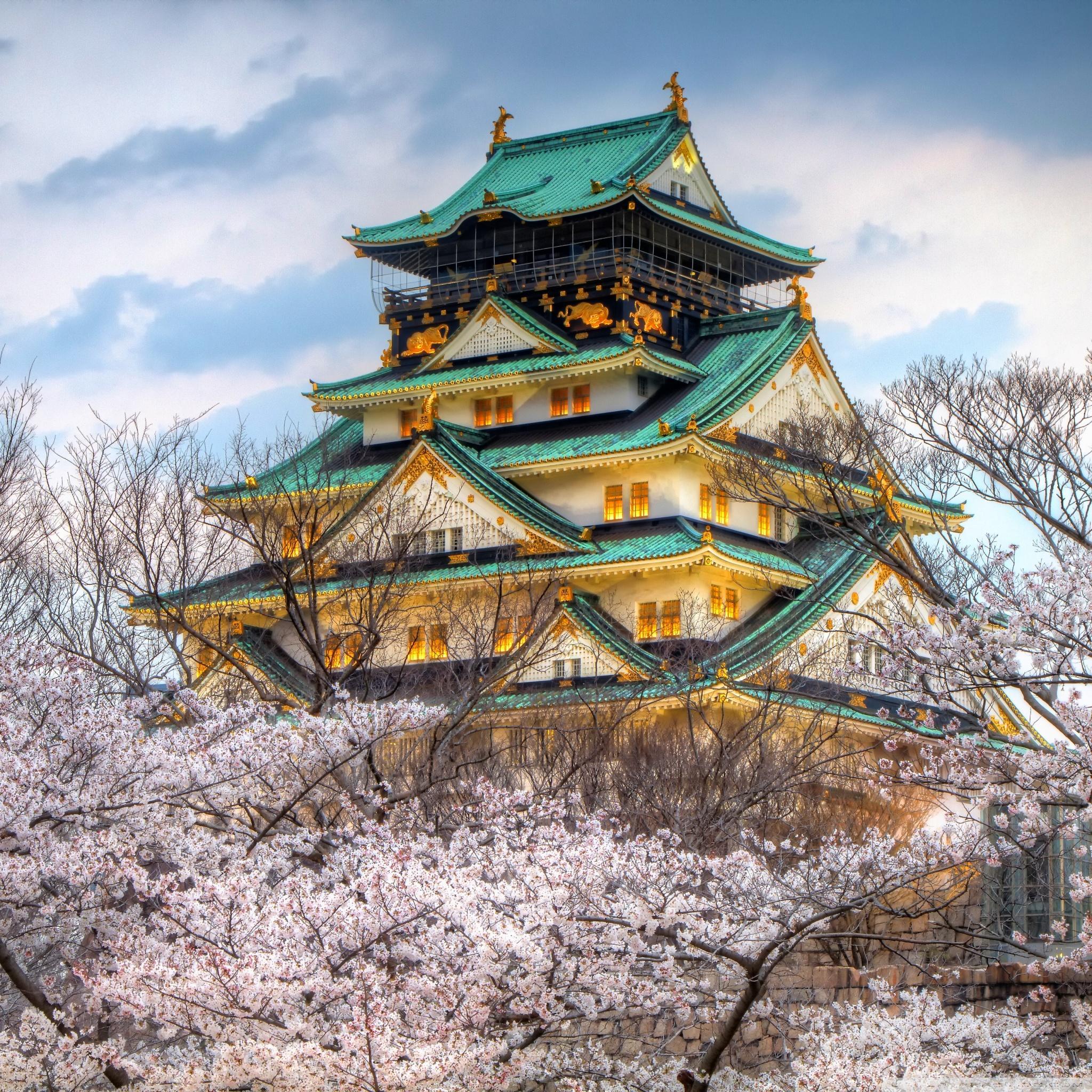 Osaka Castle Spring ❤ 4K HD Desktop Wallpaper for 4K Ultra HD TV