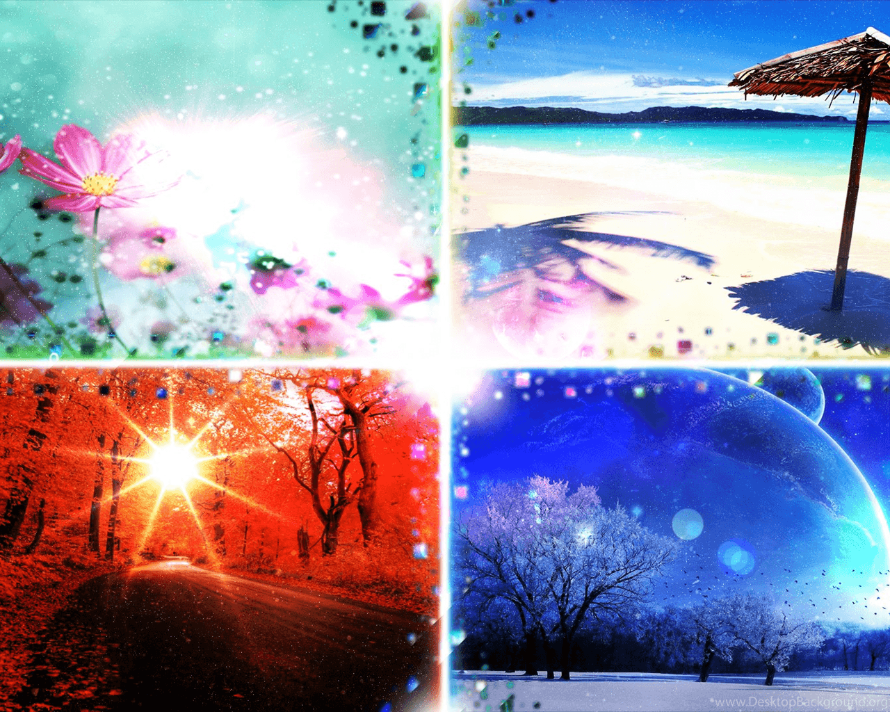 Seasons (Wallpaper And Edit) By Hardii Desktop