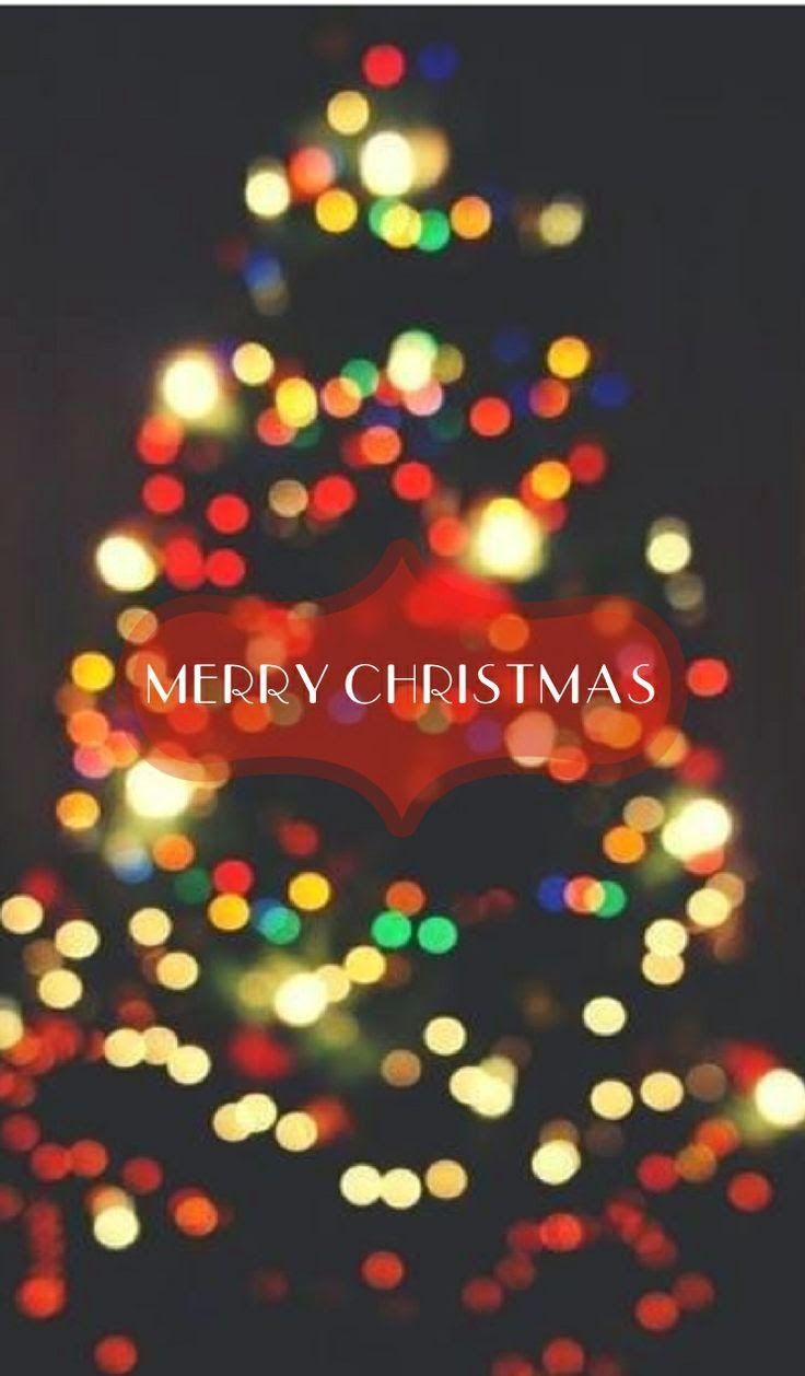 Merry Christmas Blurry Christmas tree lights. Wallpaper iphone christmas, Christmas phone wallpaper, Christmas wallpaper