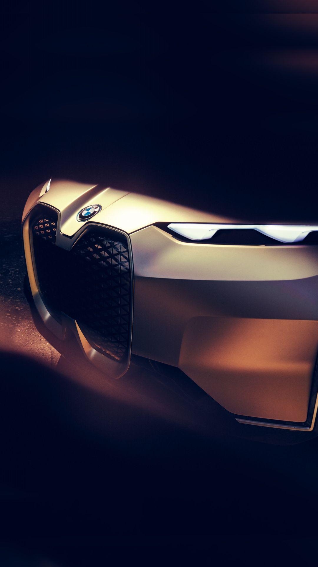 BMW Vision Next headlight, electric car, 1080x1920 wallpaper