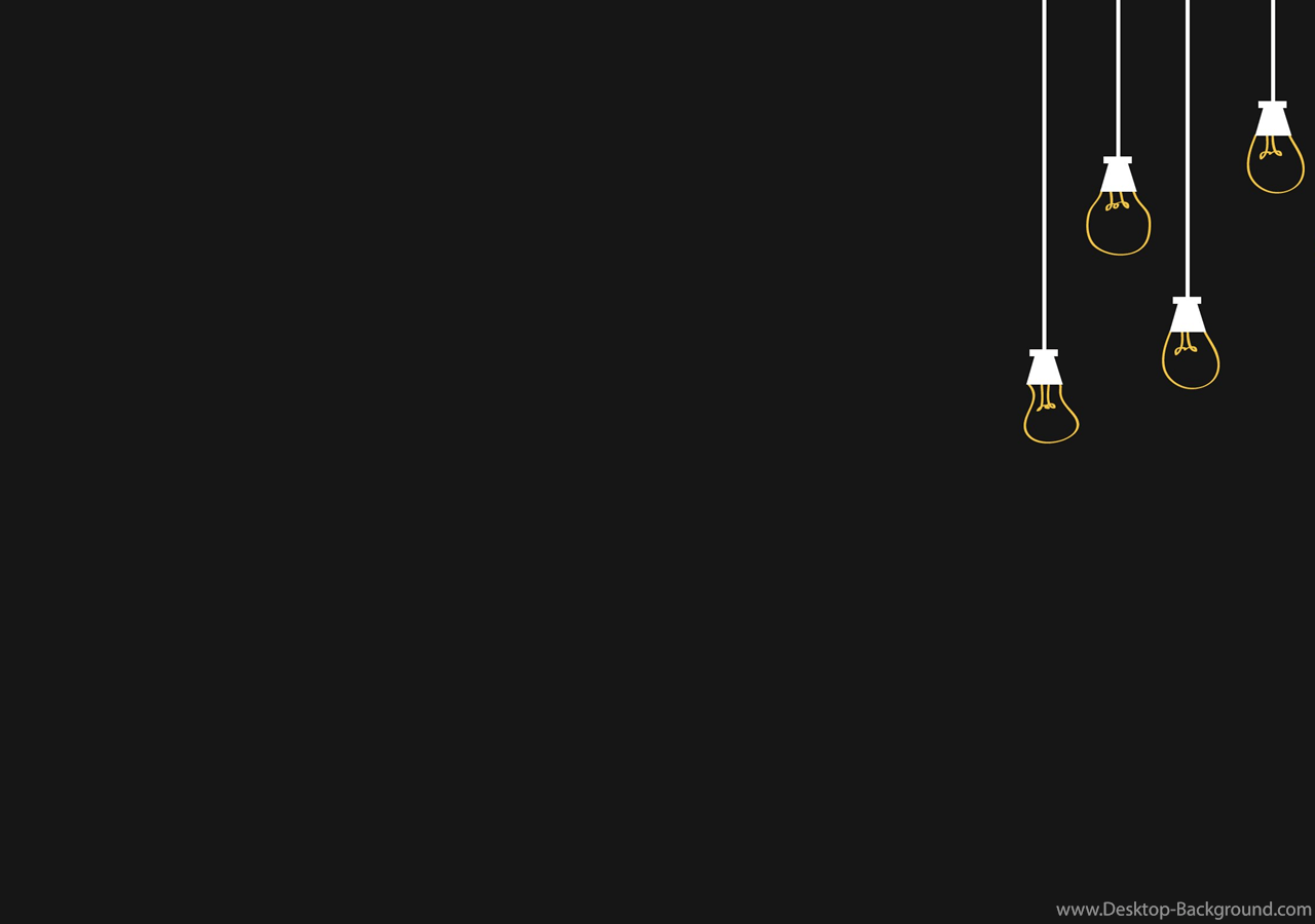 Minimalistic Light Bulbs Wallpaper Desktop Background