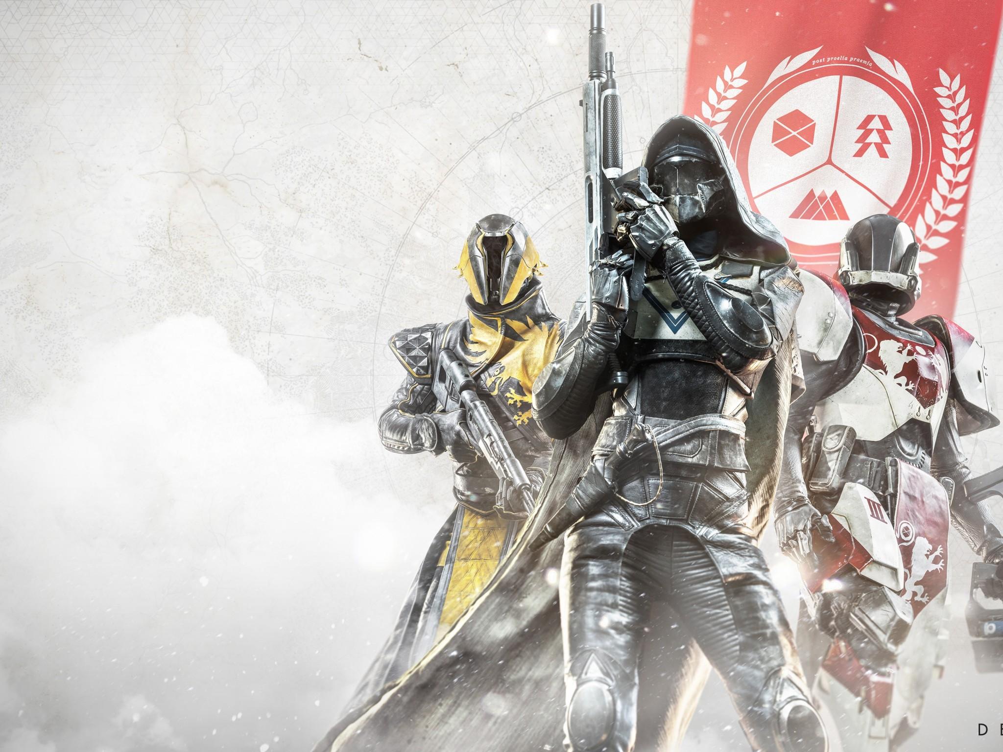 Download 2048x1536 Destiny 2, Guns, Armor Wallpaper for Ainol Novo