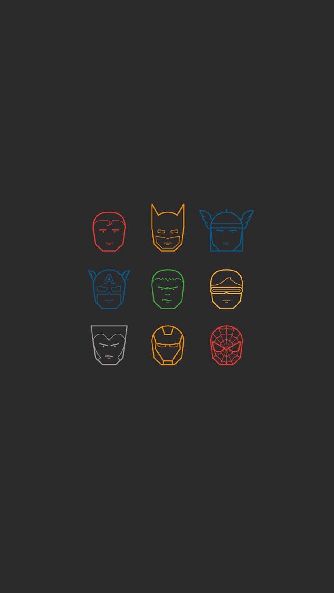 Minimalist Marvel Wallpaper