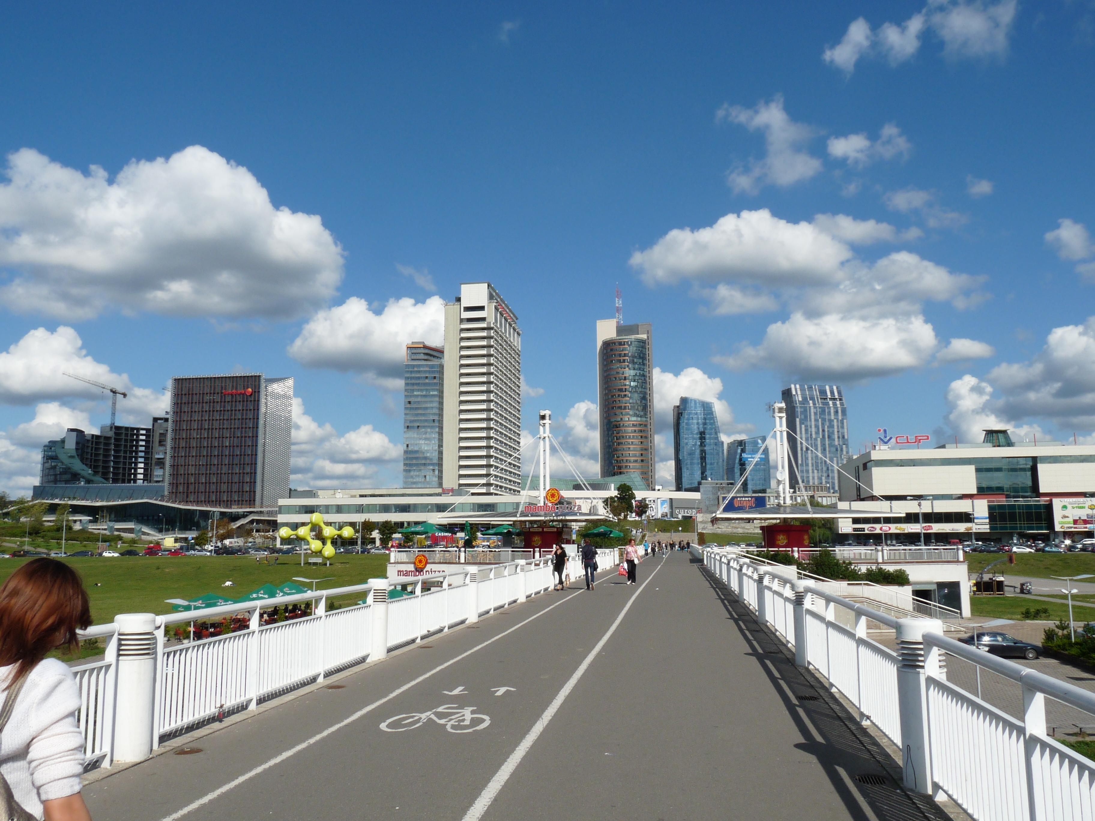 Business District in Vilnius. Man patinka Lietuva