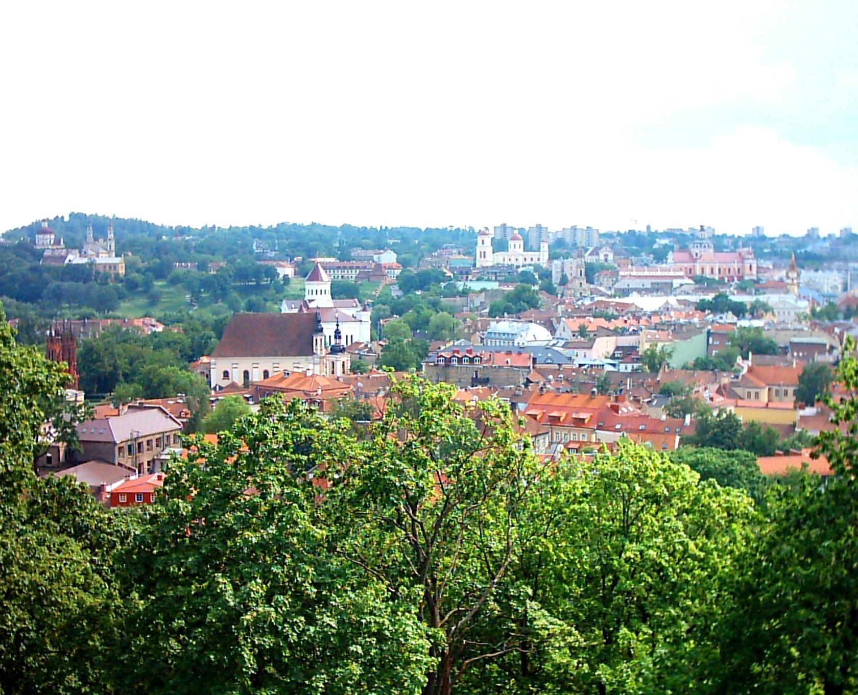 Houses: Vilnius Lithuania 1080p Wallpaper for HD 16:9 High