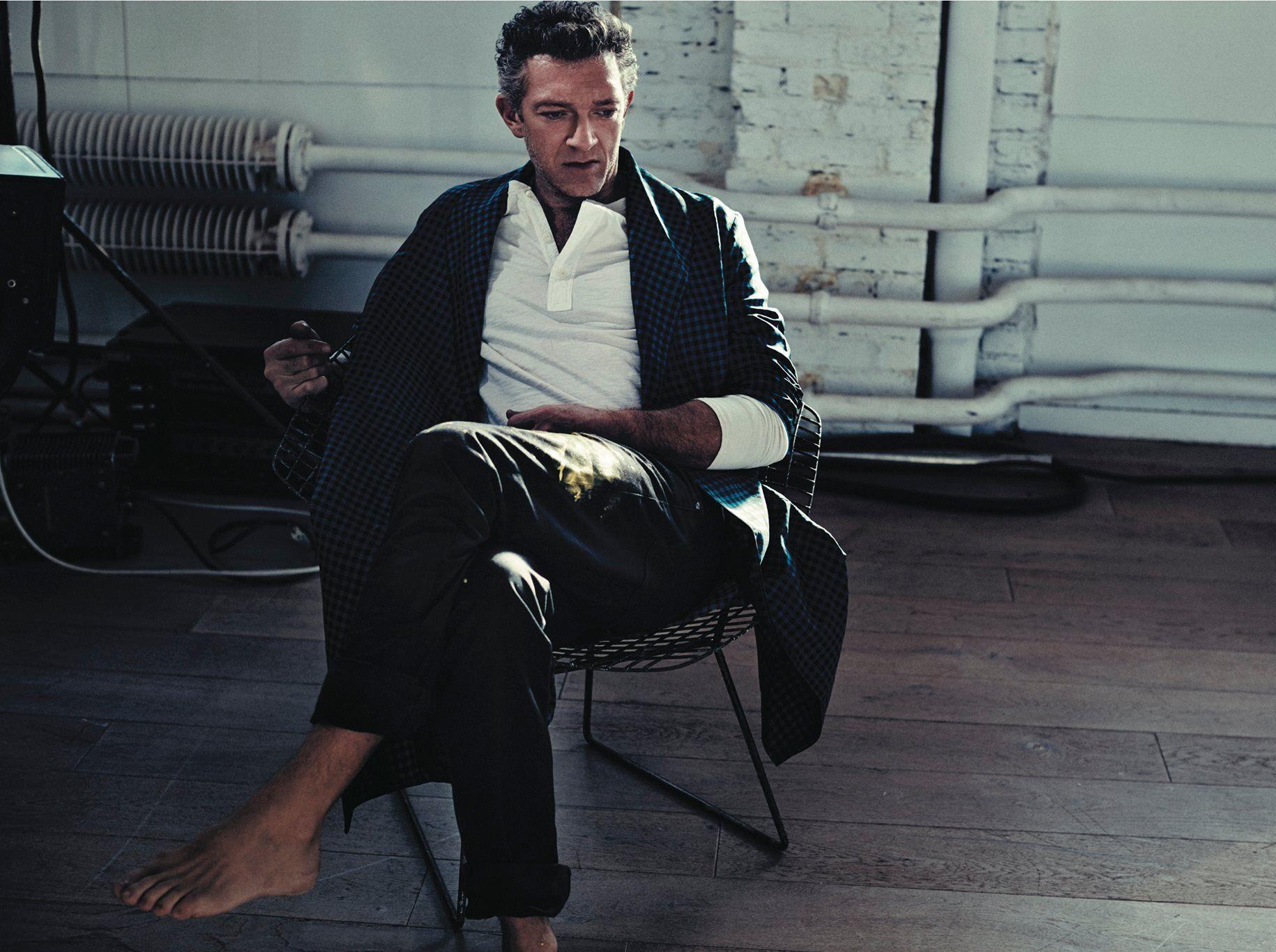 Vincent Cassel. Barefoot & famous.in varying degrees