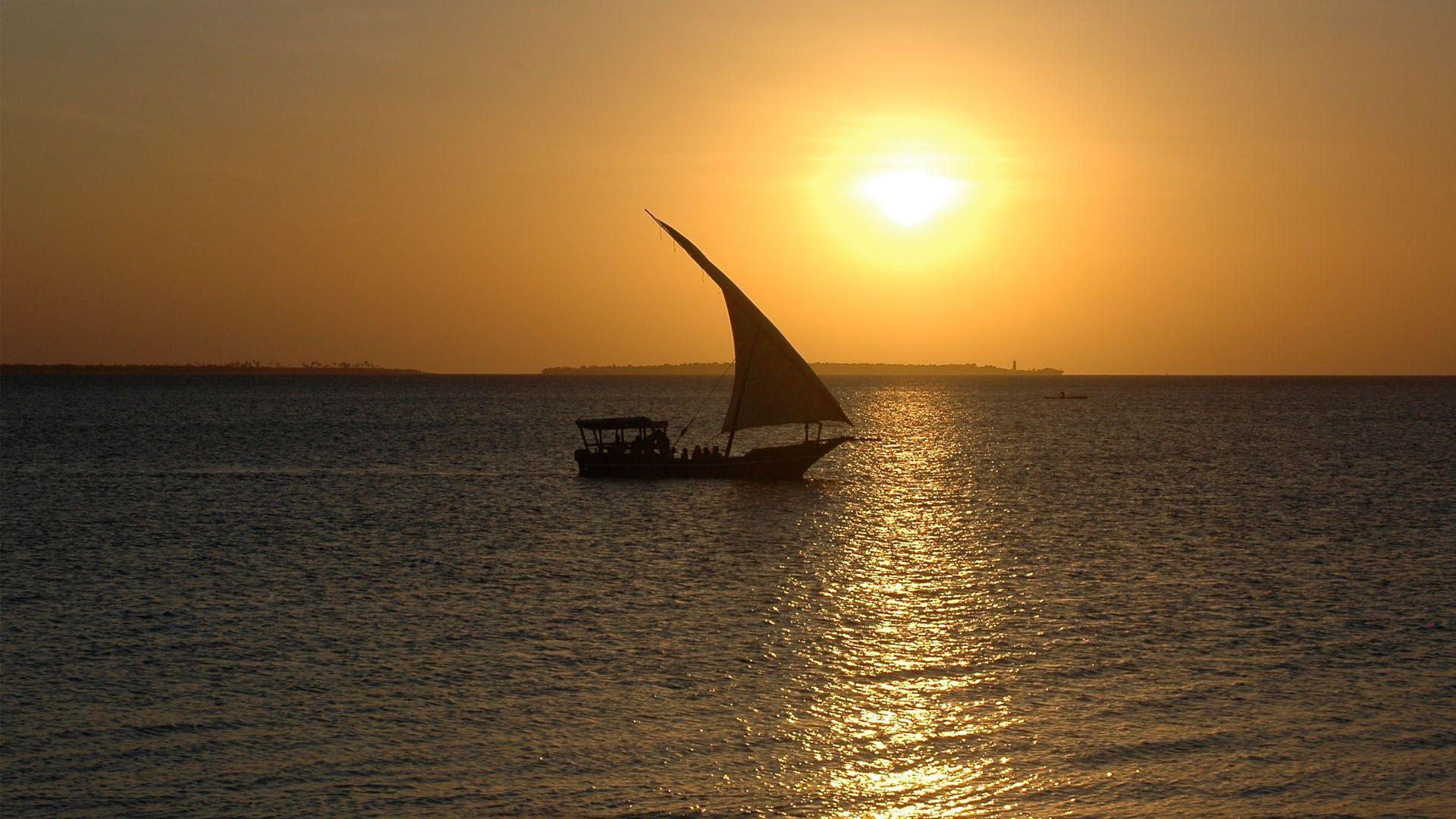 Sunset In Zanzibar