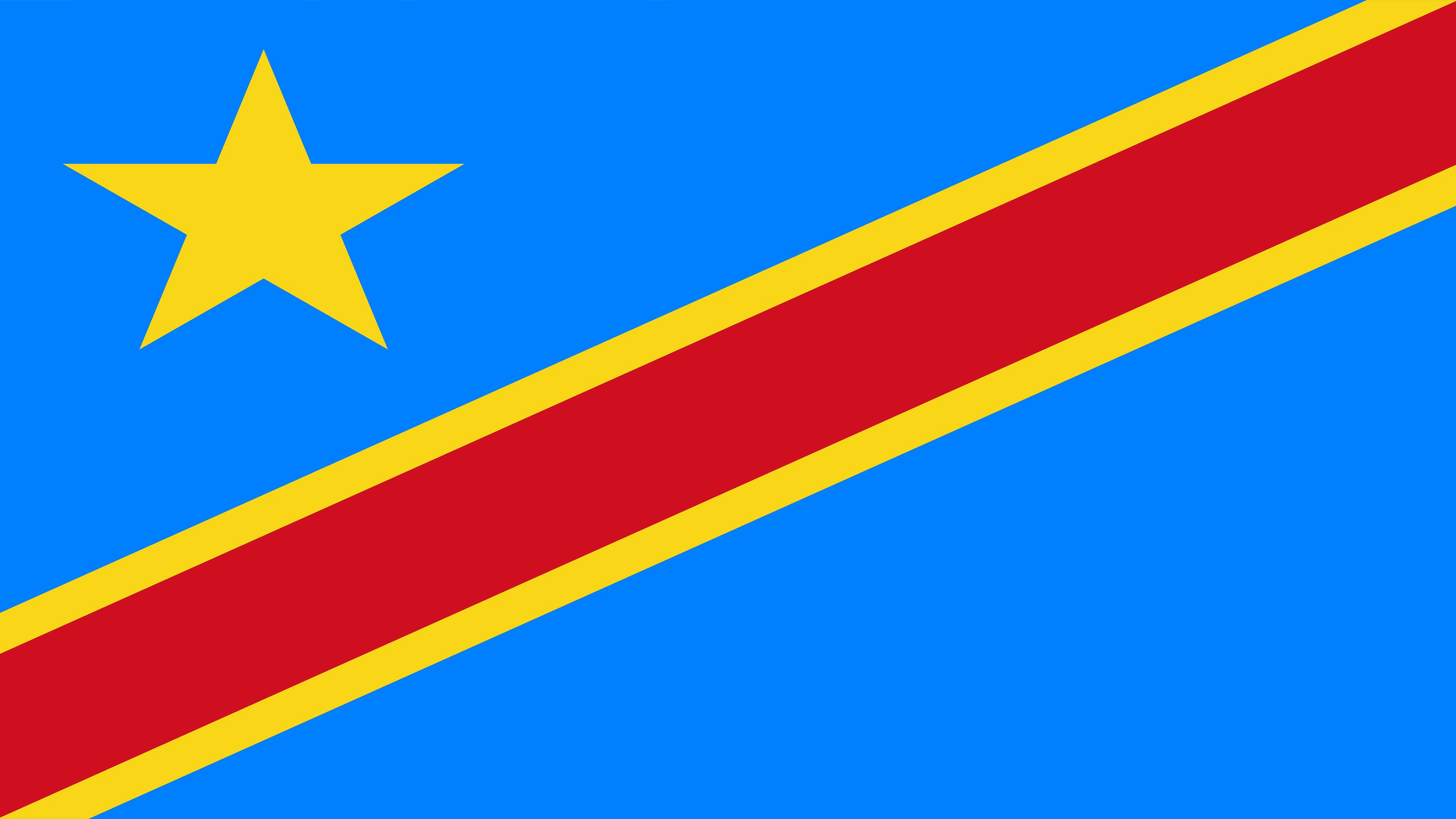 Democratic Republic Of The Congo Flag UHD 4K Wallpaper