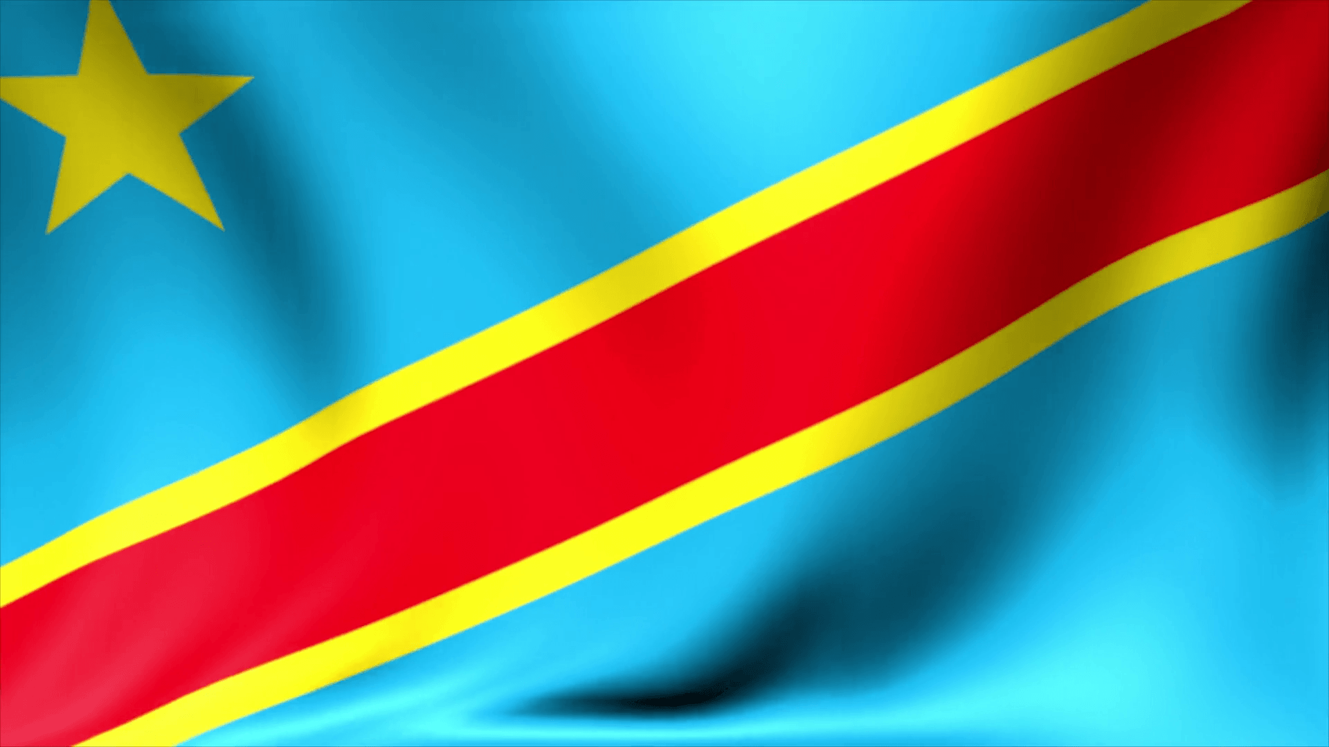 Democratic Republic of Congo Flag. Background Seamless Looping