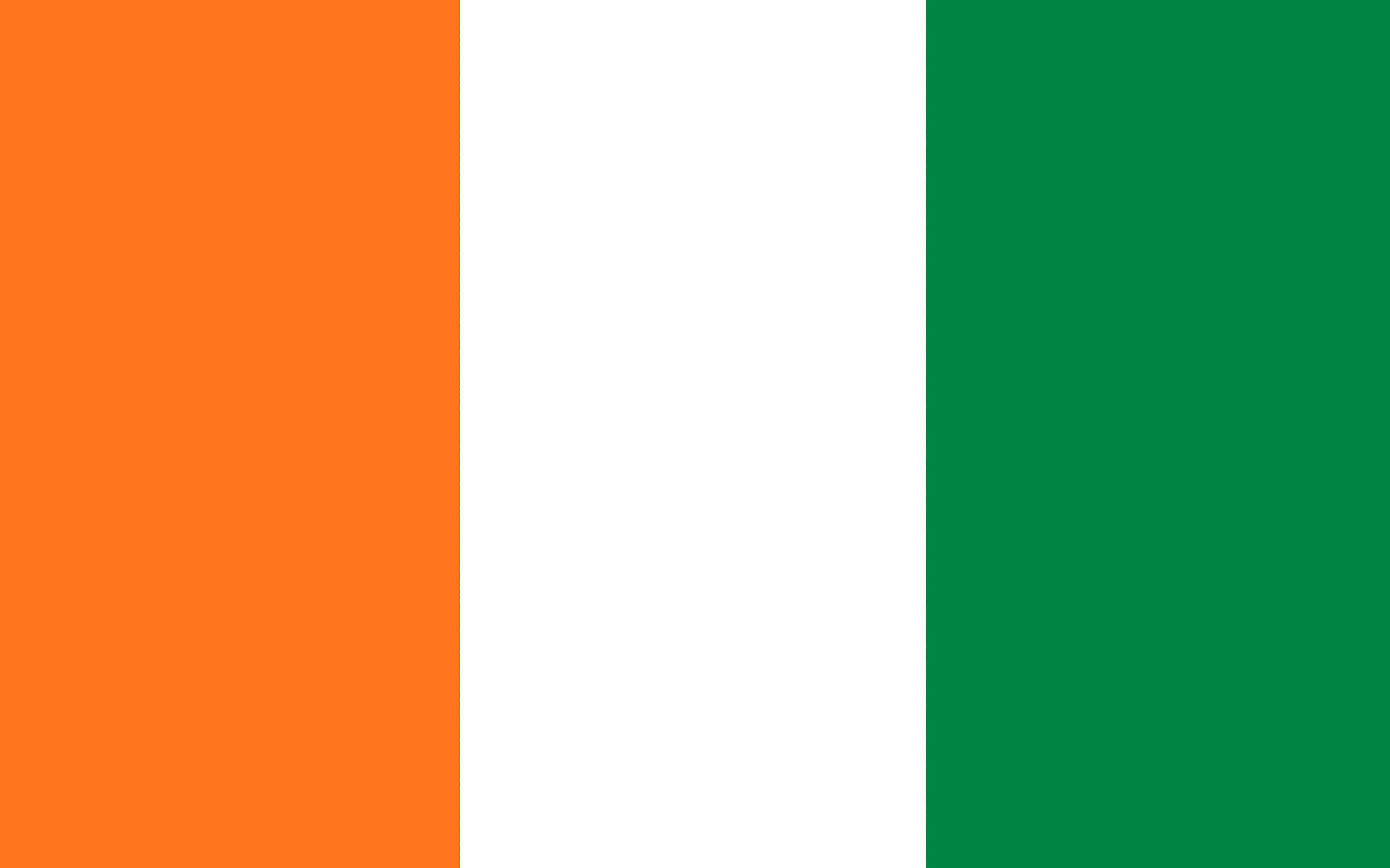 Photos Ivory Coast Flag Stripes 3840x2400
