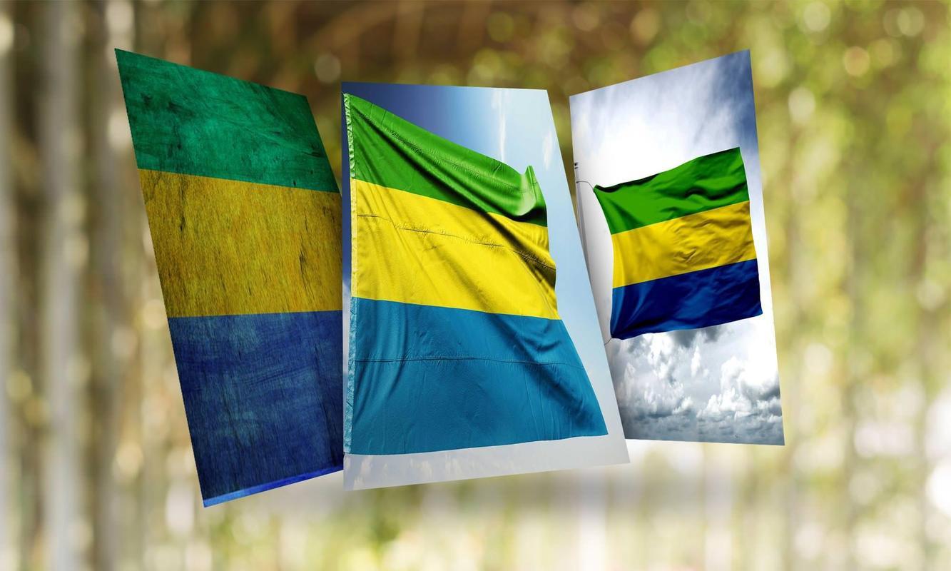 Gabon Flag Wallpaper for Android