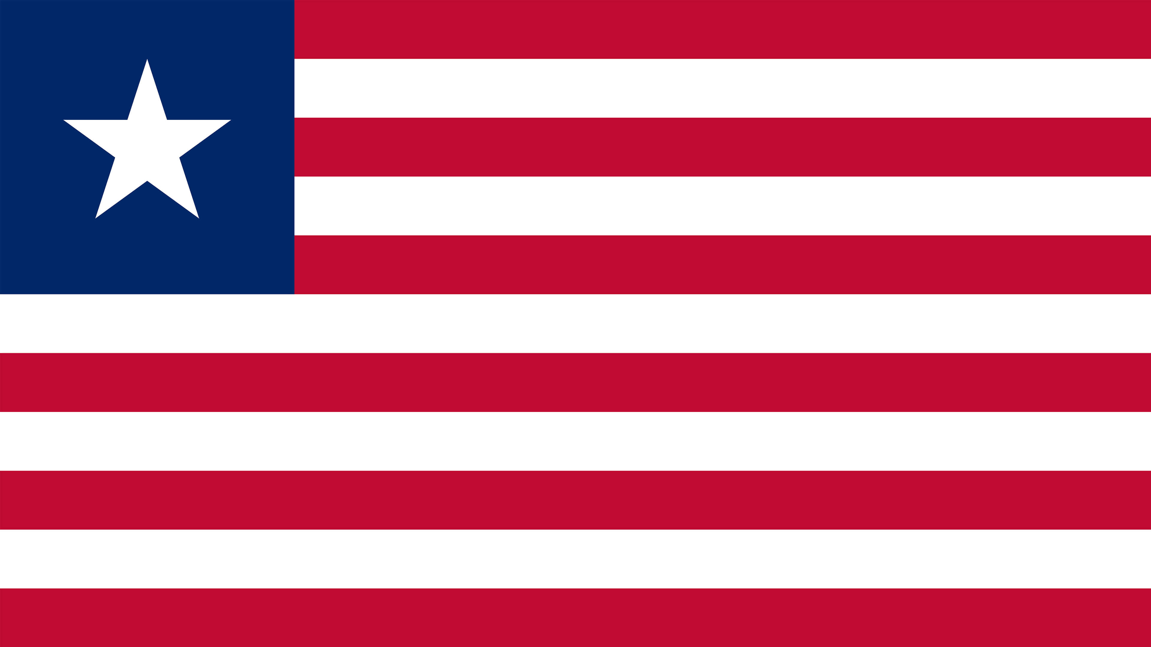 Liberia Flag UHD 4K Wallpaper