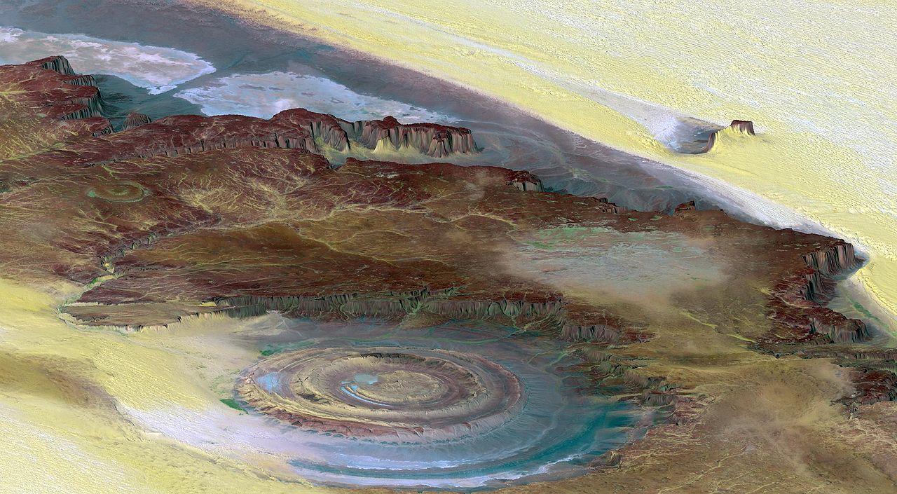 The Eye Of Sahara, The Richat Structure, Mauritania