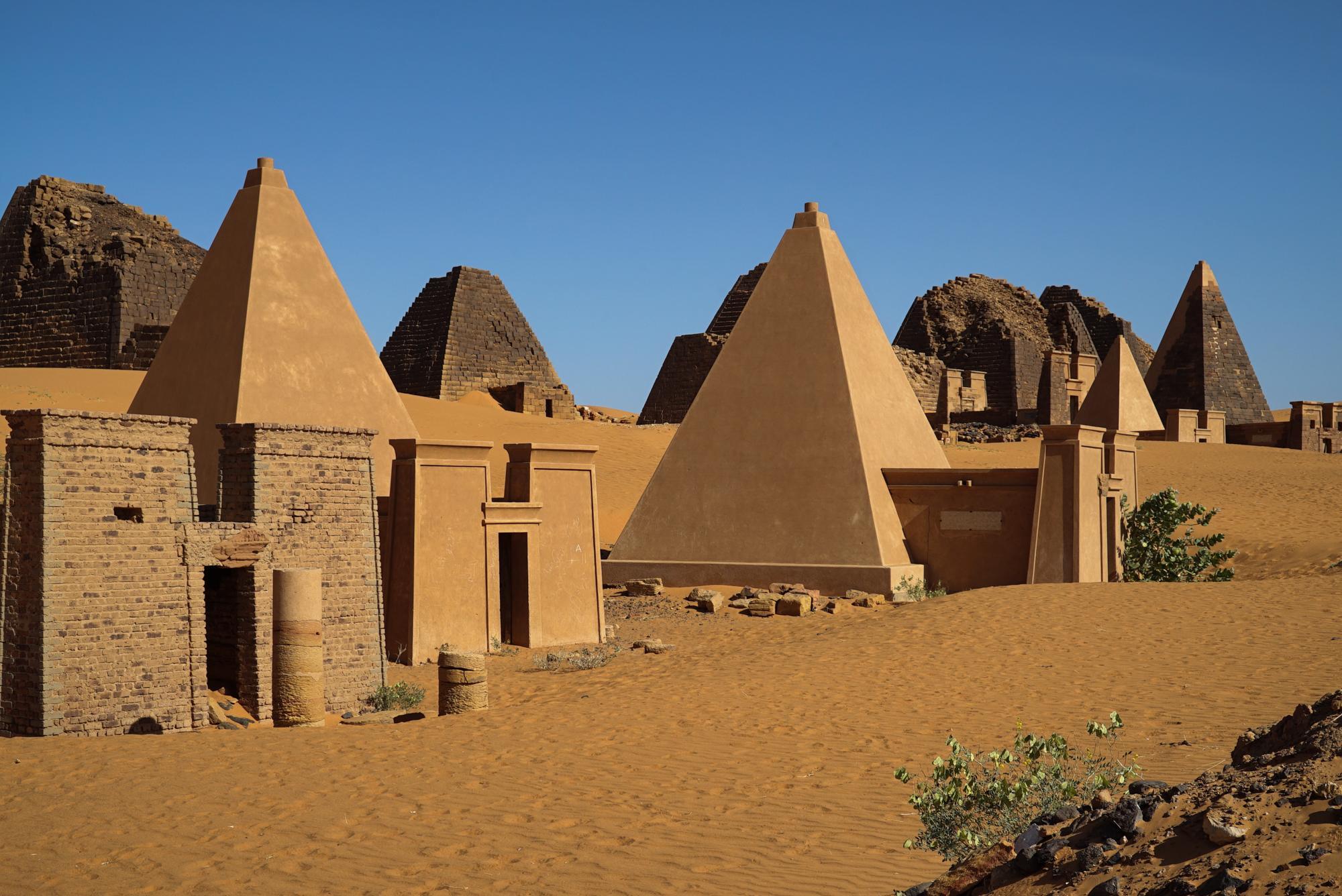 Picture of Sudan's forgotten Nubian pyramids