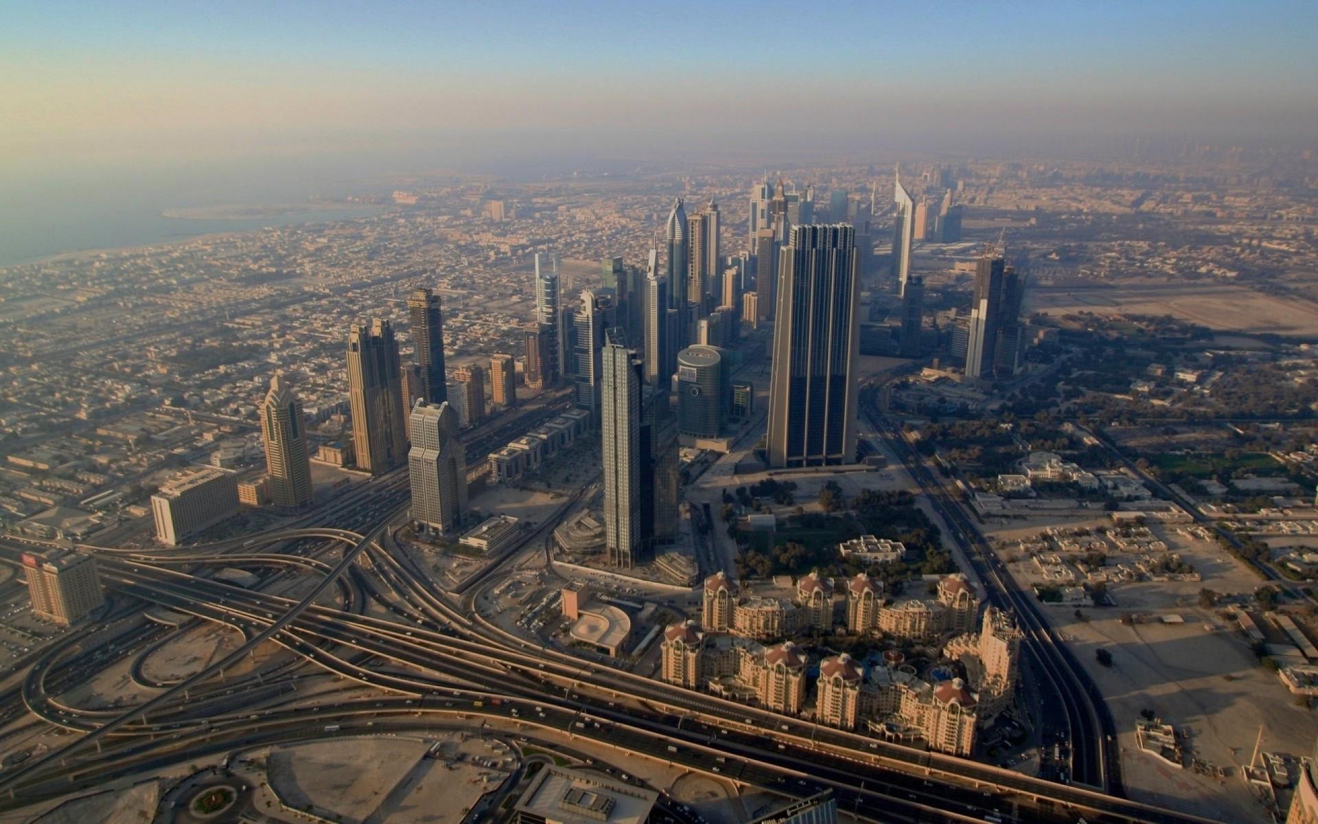 Dubai Aerial View wallpaper. Dubai Aerial View