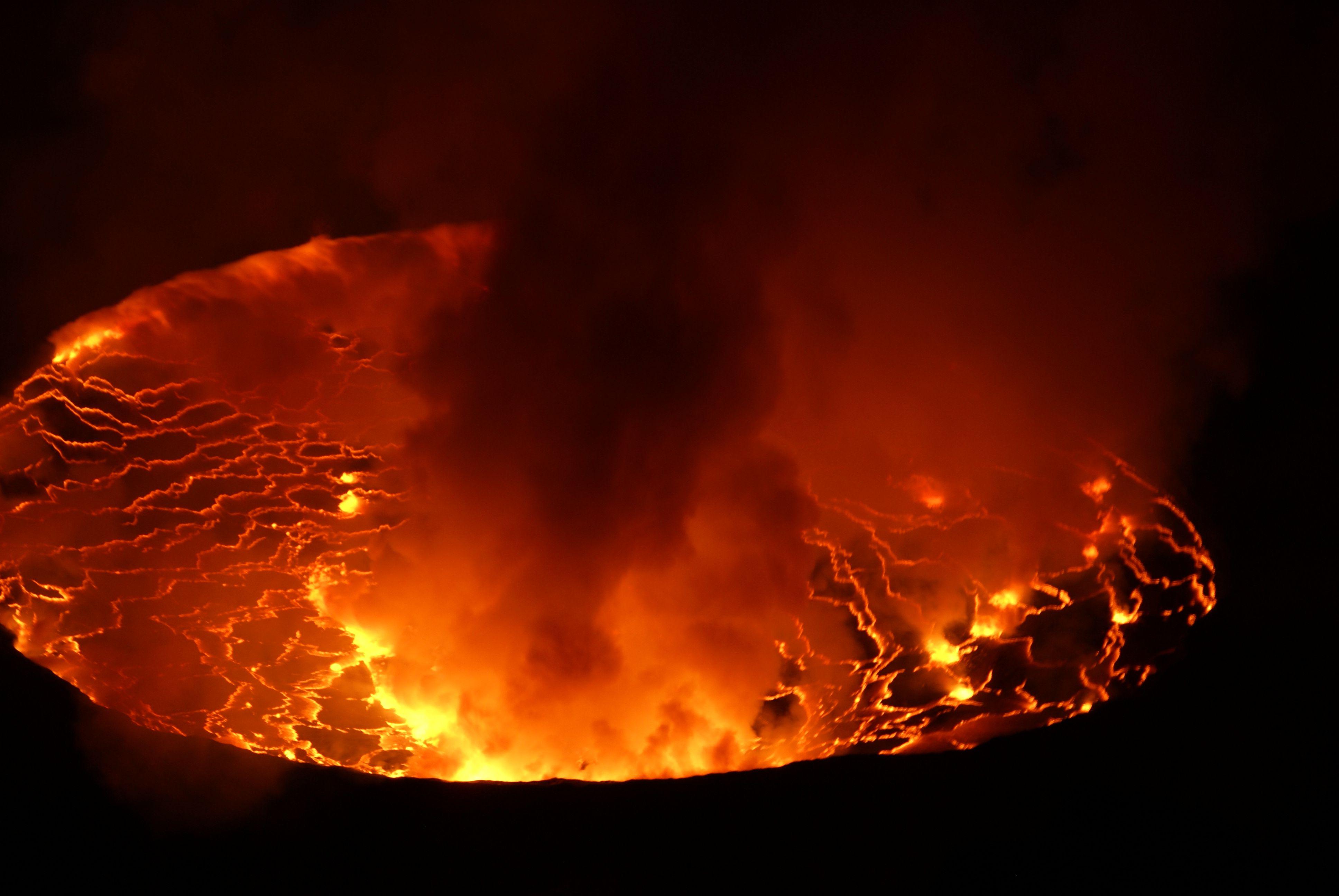 Mt. Nyiragongo Volcano Trek, Congoor: 'The Mountain was on fire