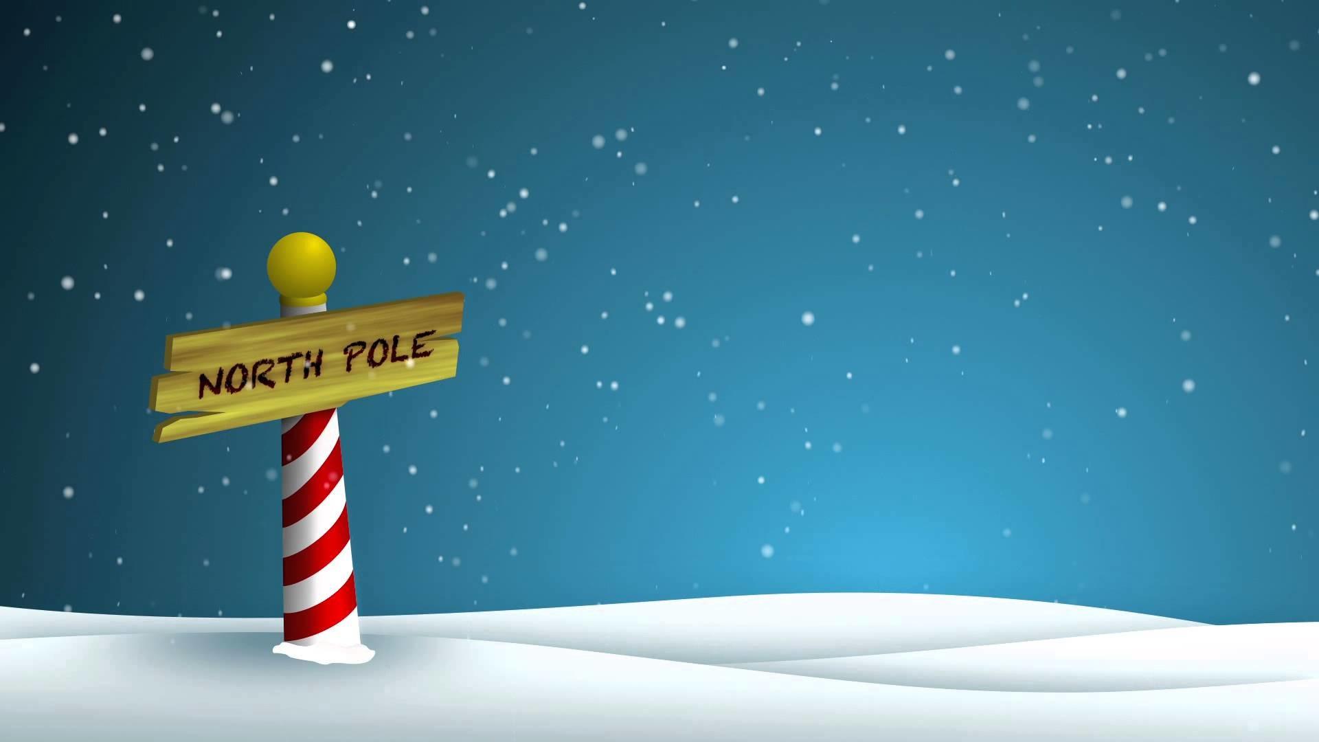 South Pole Cartoon Background