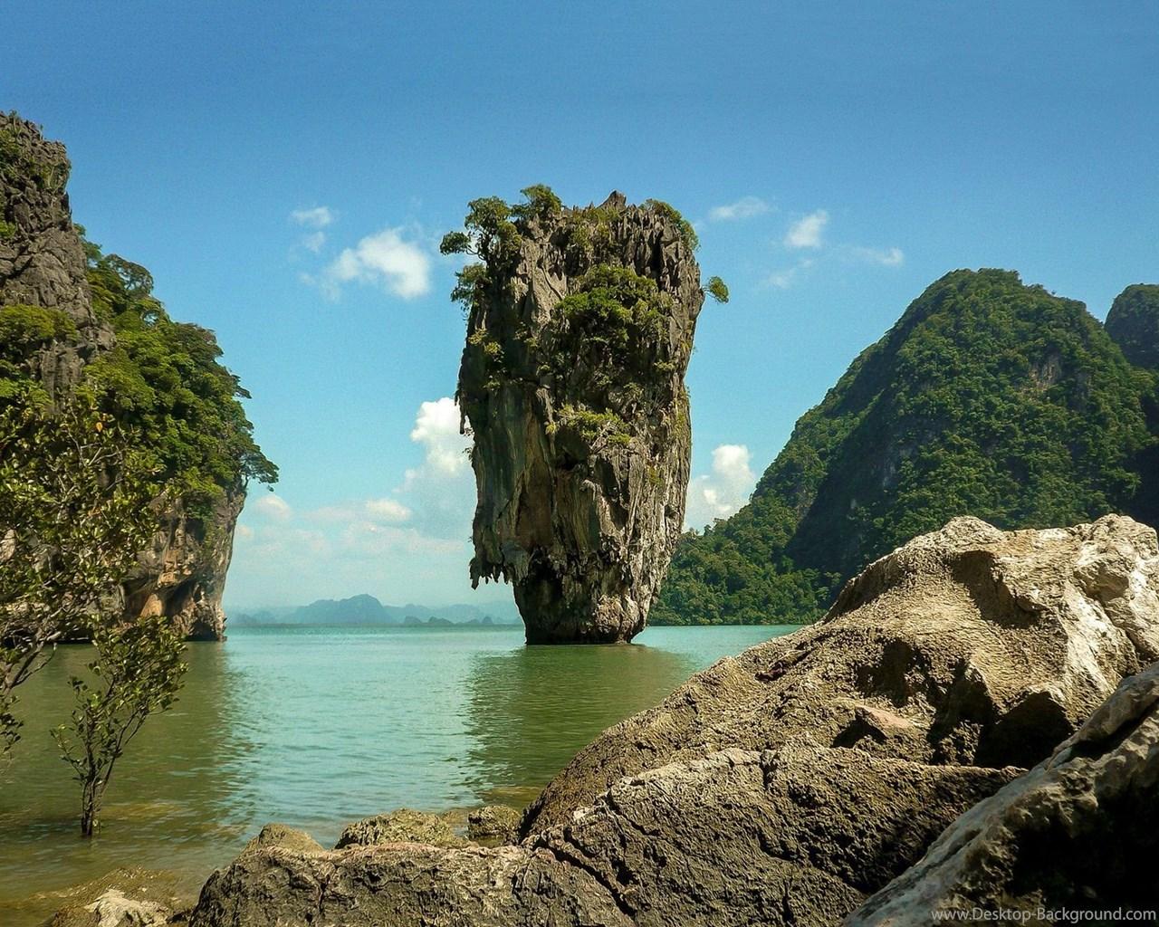 James Bond Island Thailand Wallpaper Desktop Background