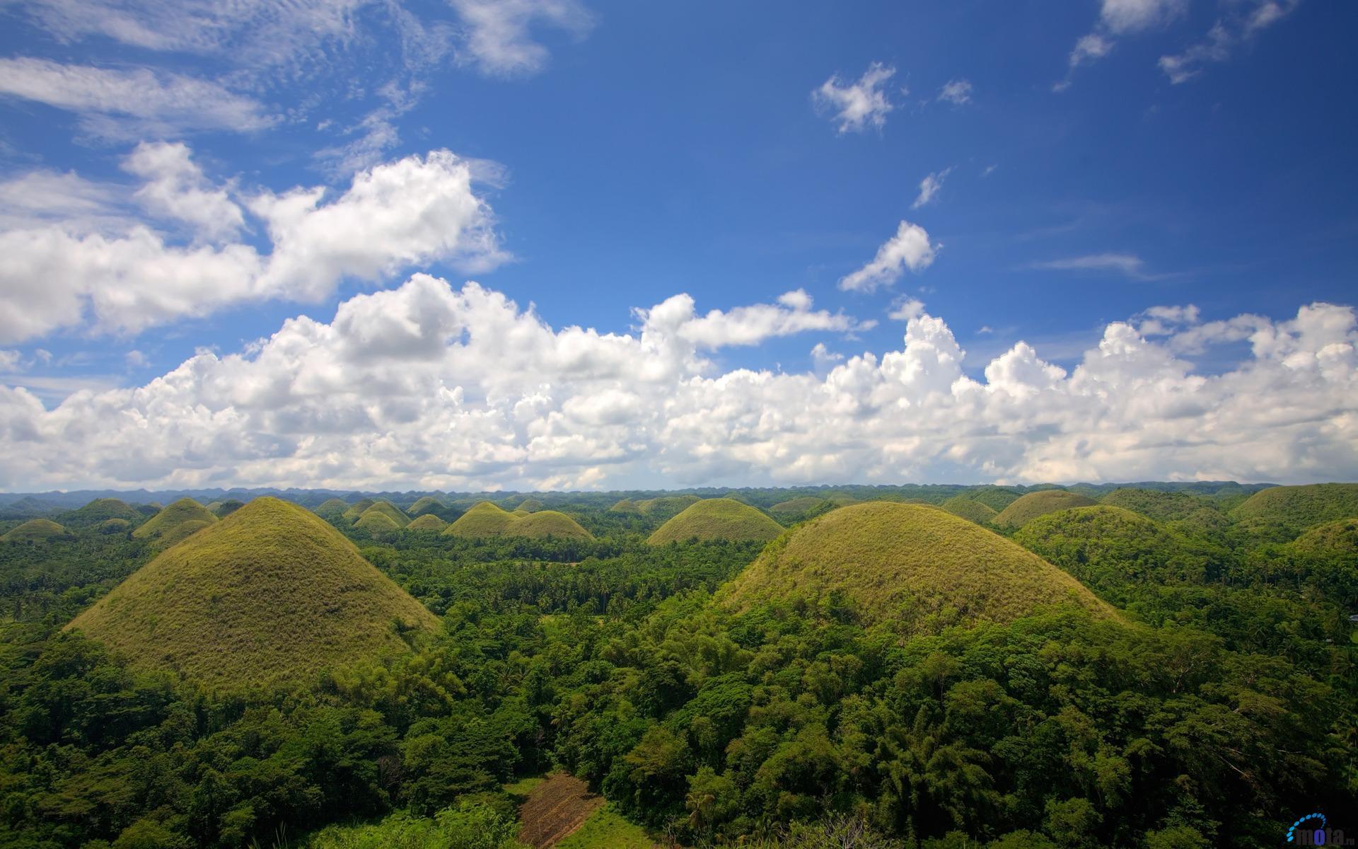 Chocolate Hills of Bohol (Philippines) HD Wallpaper. Background