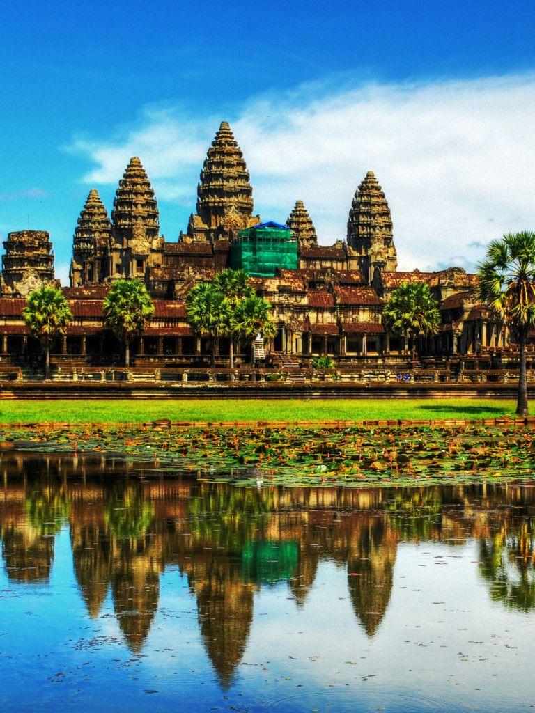 Siem Tag wallpaper Temple Entrance Angkor Wat Siem Reap Ancient