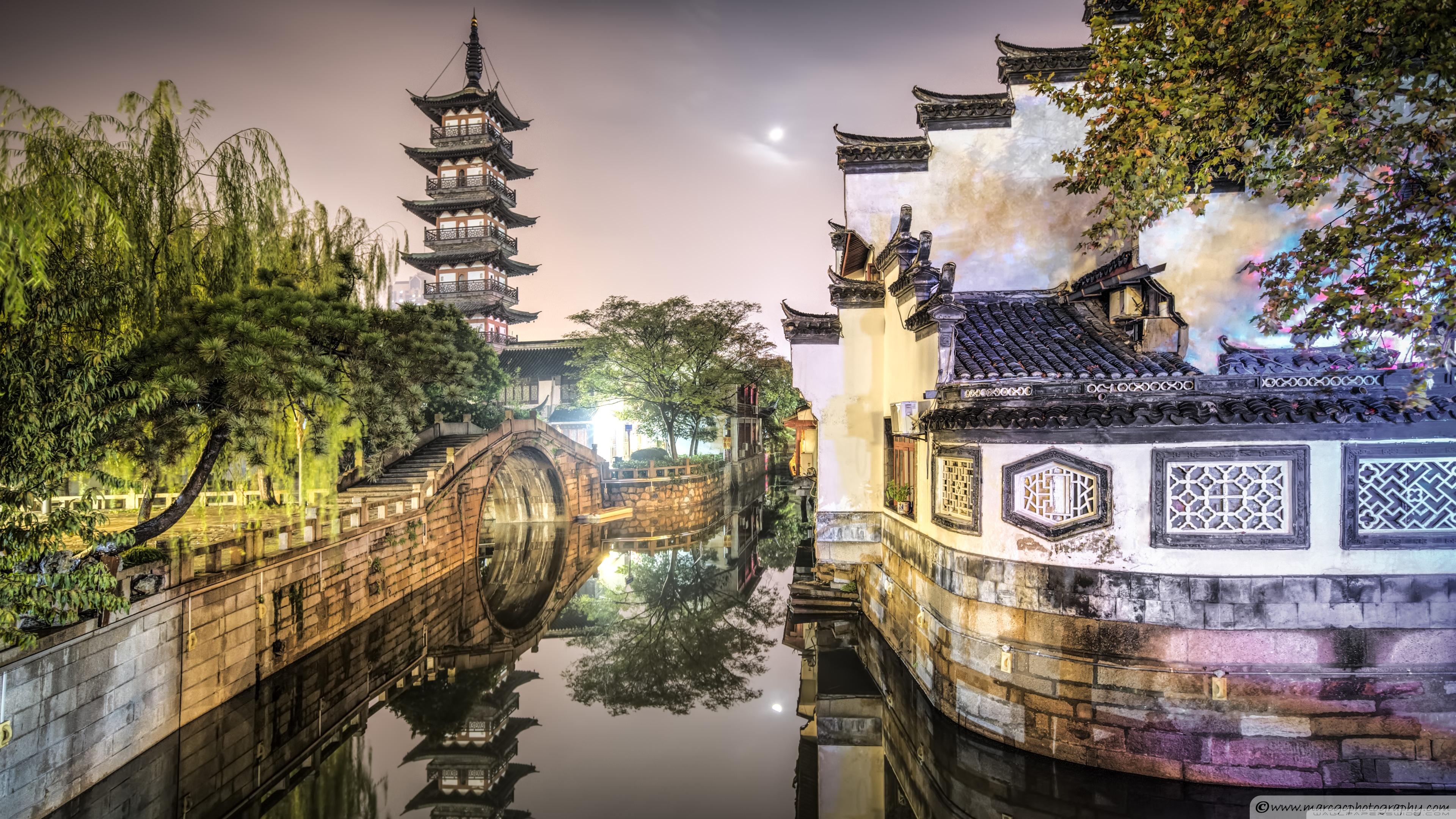 Nanxiang Ancient Town (Shanghai, China) ❤ 4K HD Desktop Wallpaper