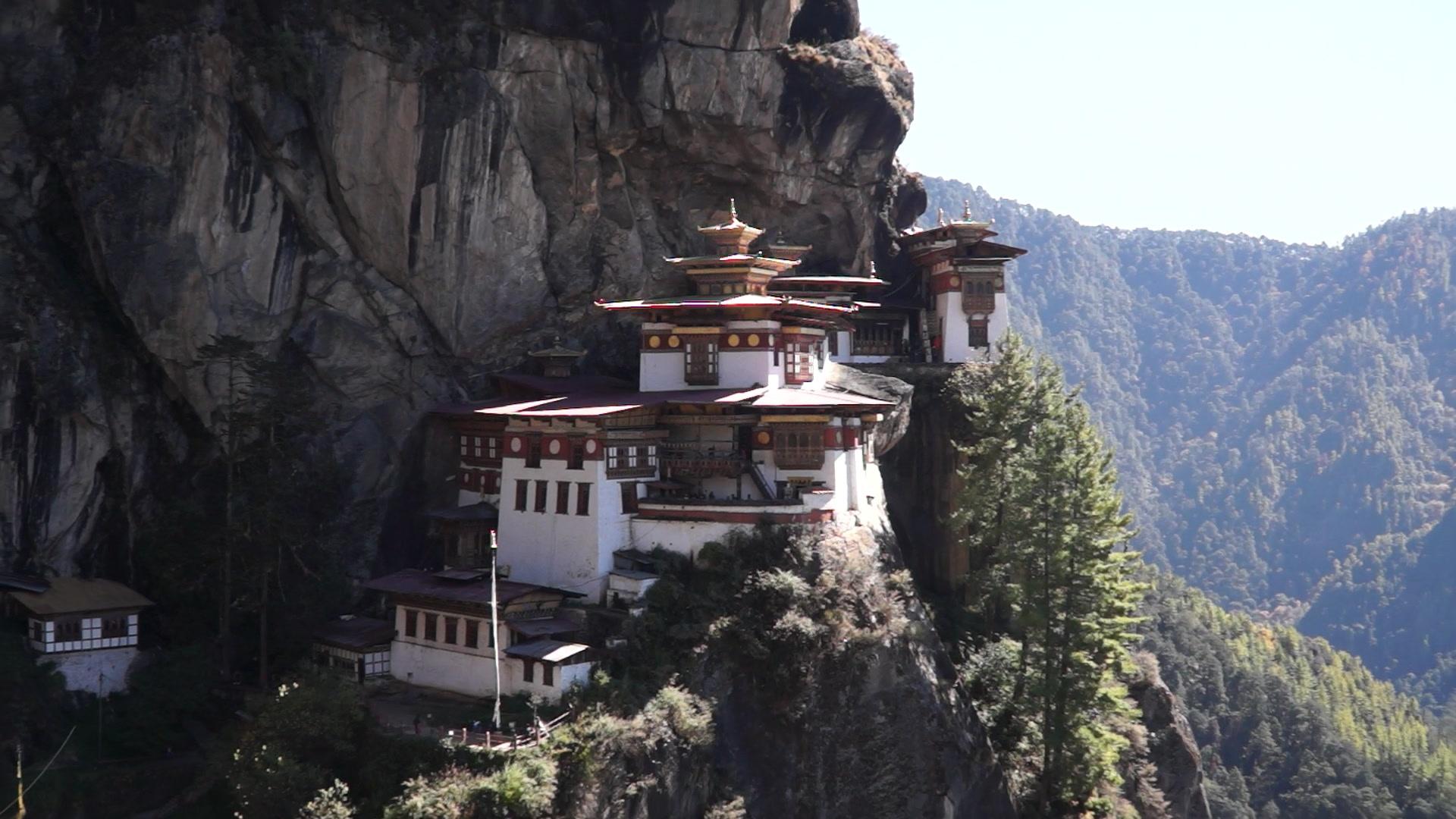 Tiger's Nest monastery. Bhutan Video Clip