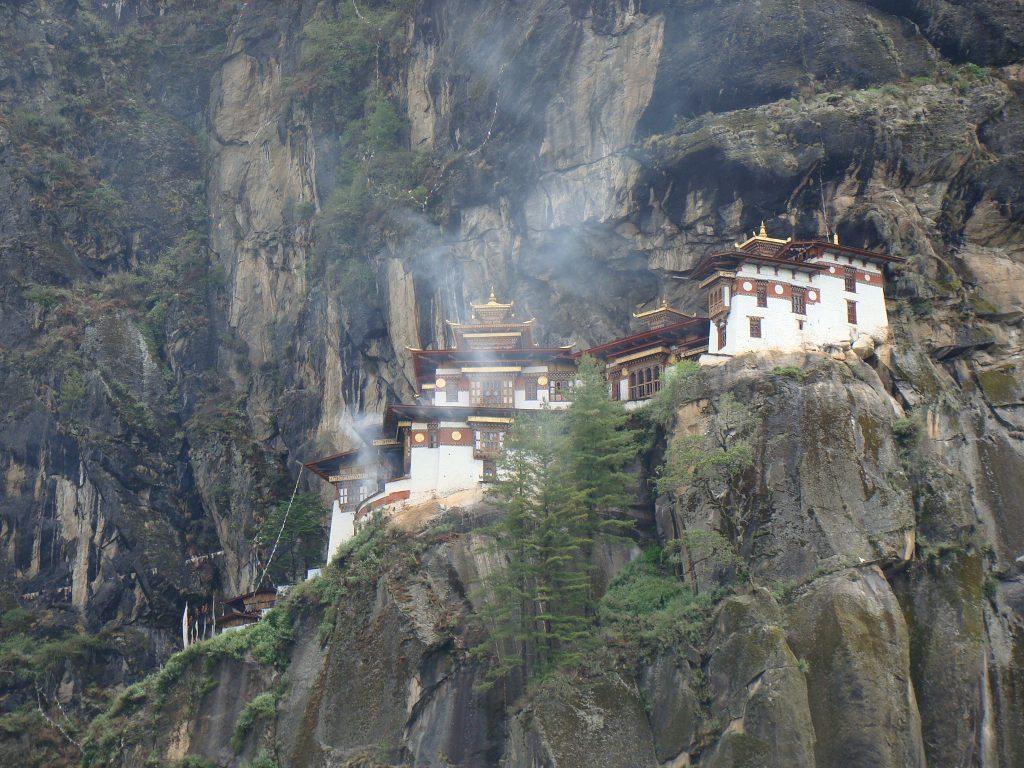 Taktsang tiger nest monastery is one of the sightseeing places in Paro