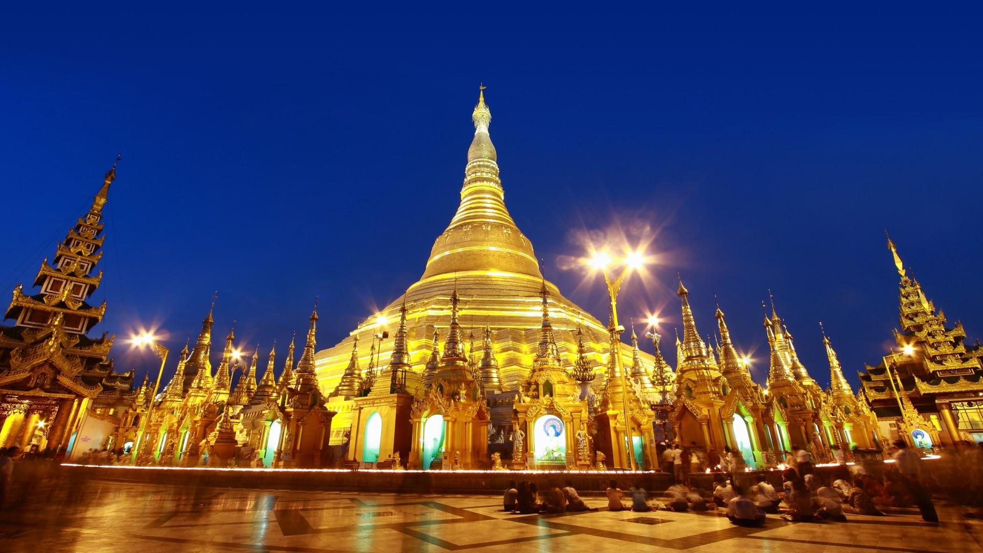 Shwedagon Pagoda, Wallpaper13.com